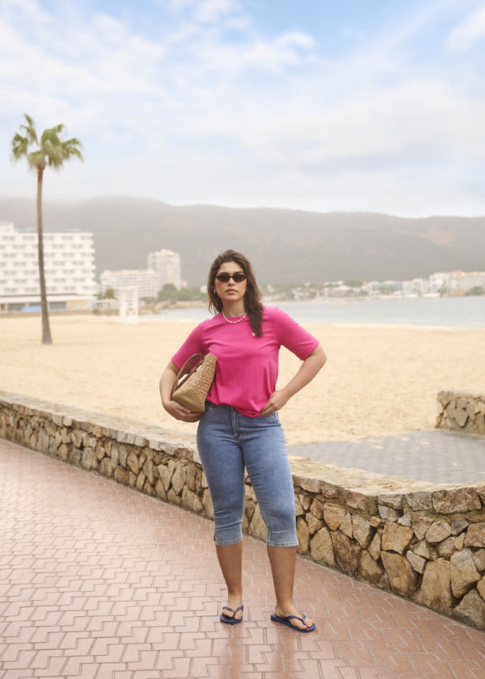 KAFFE CURVE KAFFE CURVE-JEANS 3/4-10584087