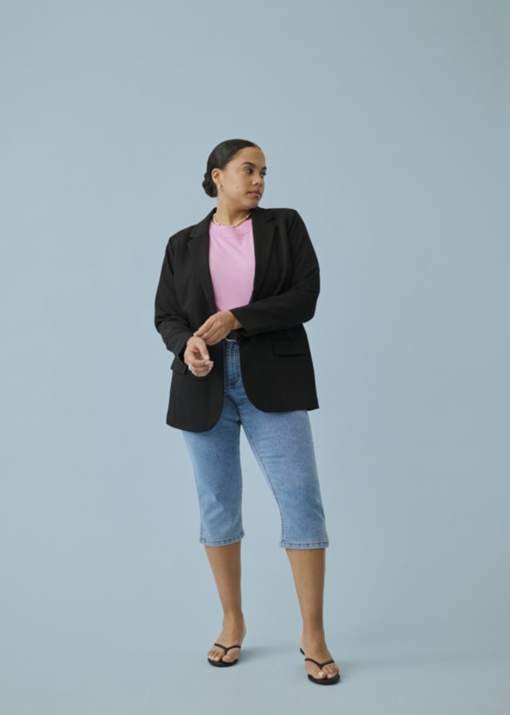 KAFFE CURVE KAFFE CURVE-JEANS 3/4-10584087