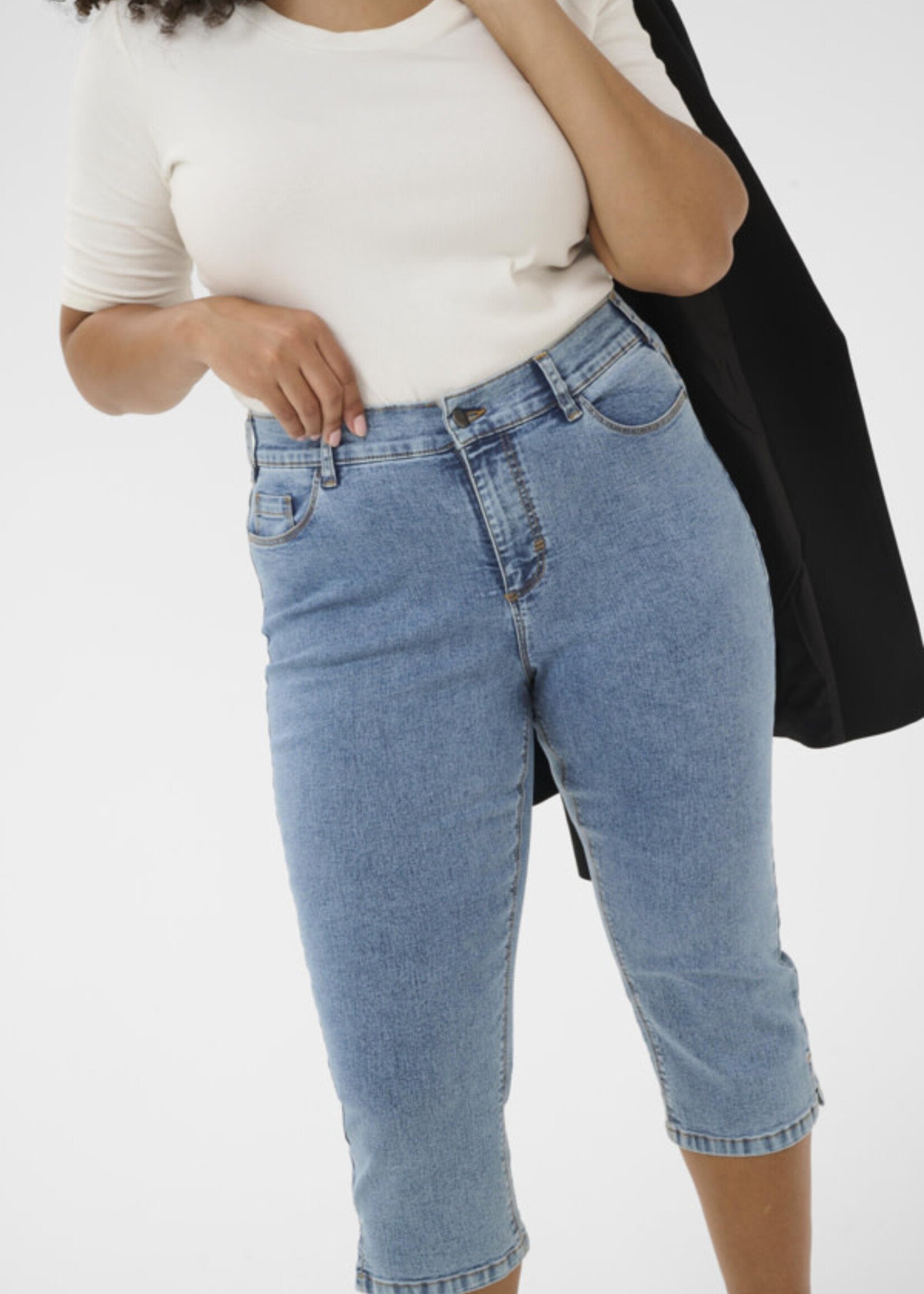 KAFFE CURVE KAFFE CURVE-JEANS 3/4-10584087