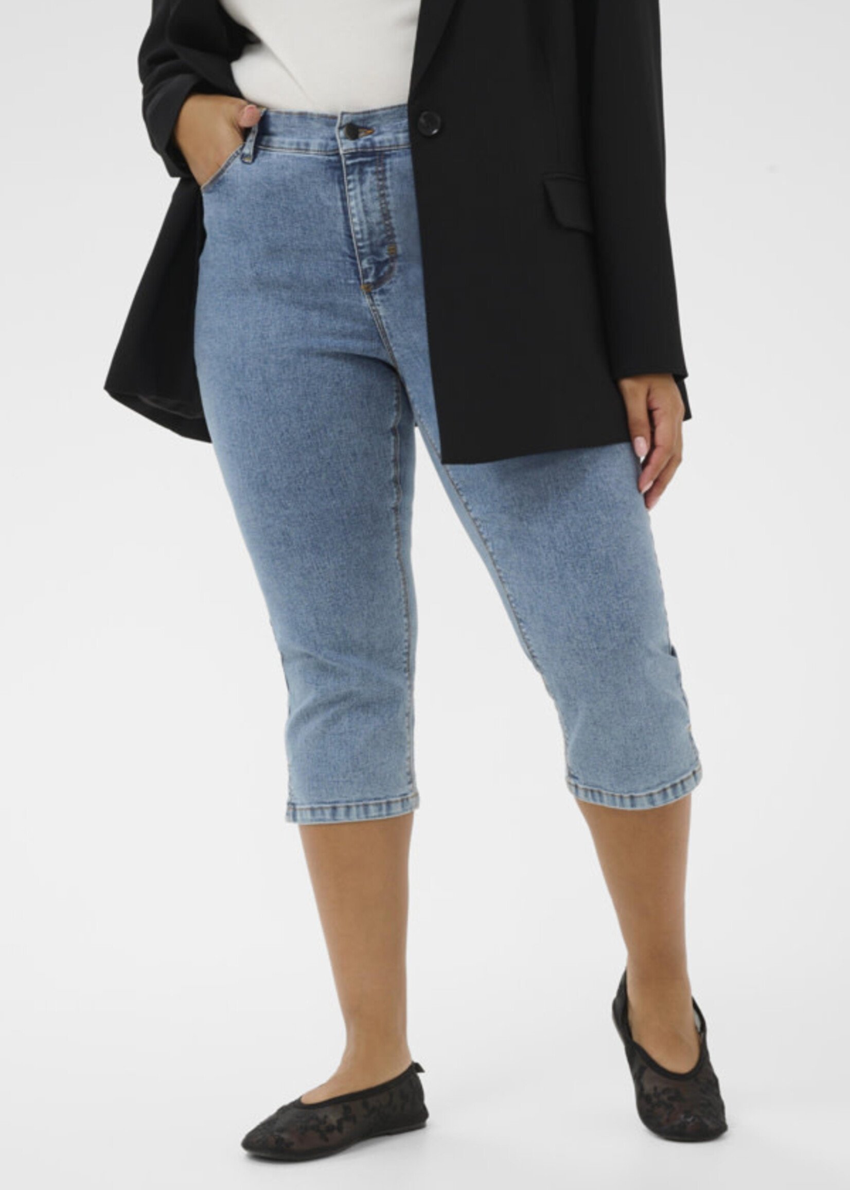 KAFFE CURVE KAFFE CURVE-JEANS 3/4-10584087