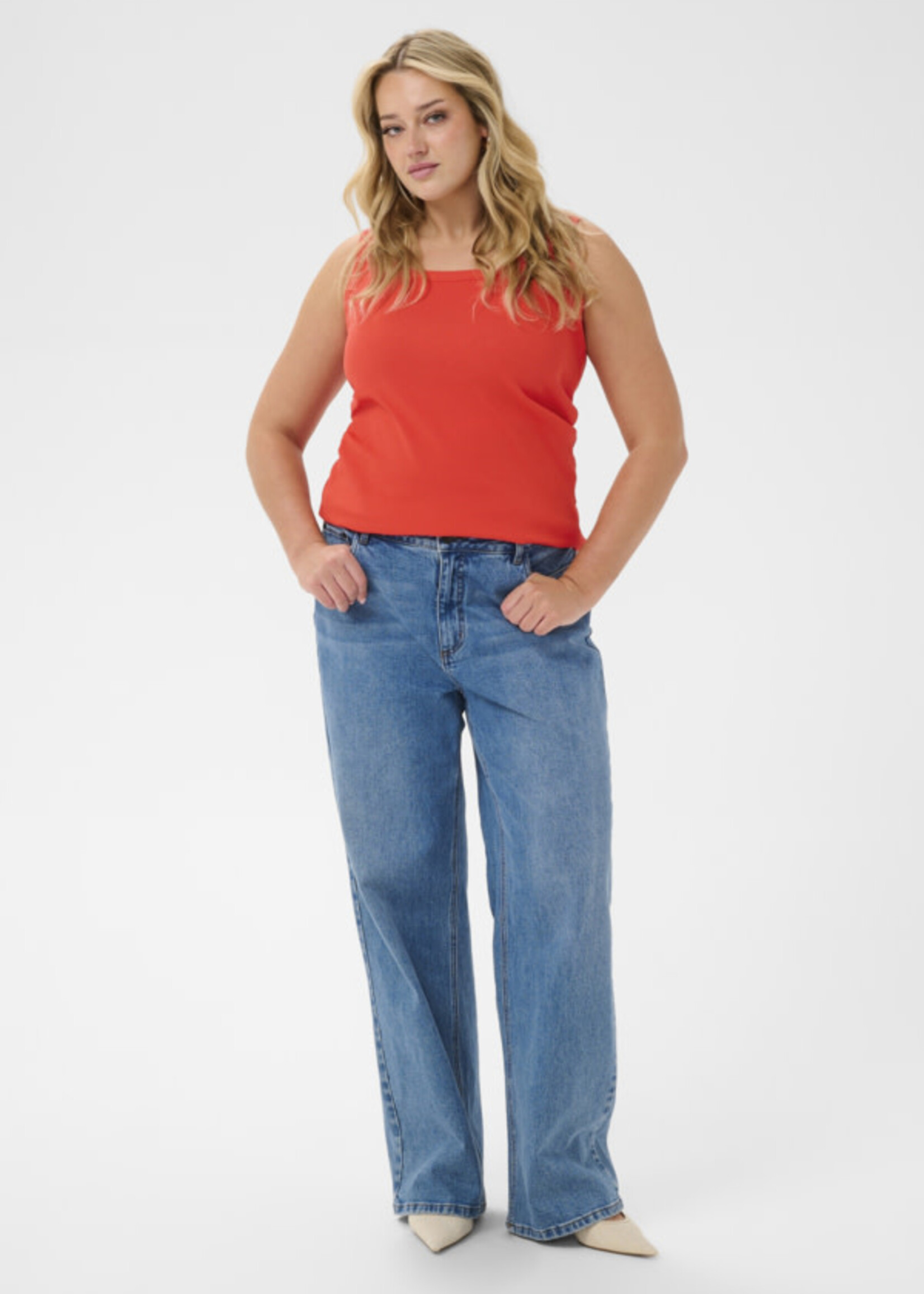 KAFFE CURVE KAFFE CURVE-CAMISOLE-10581396