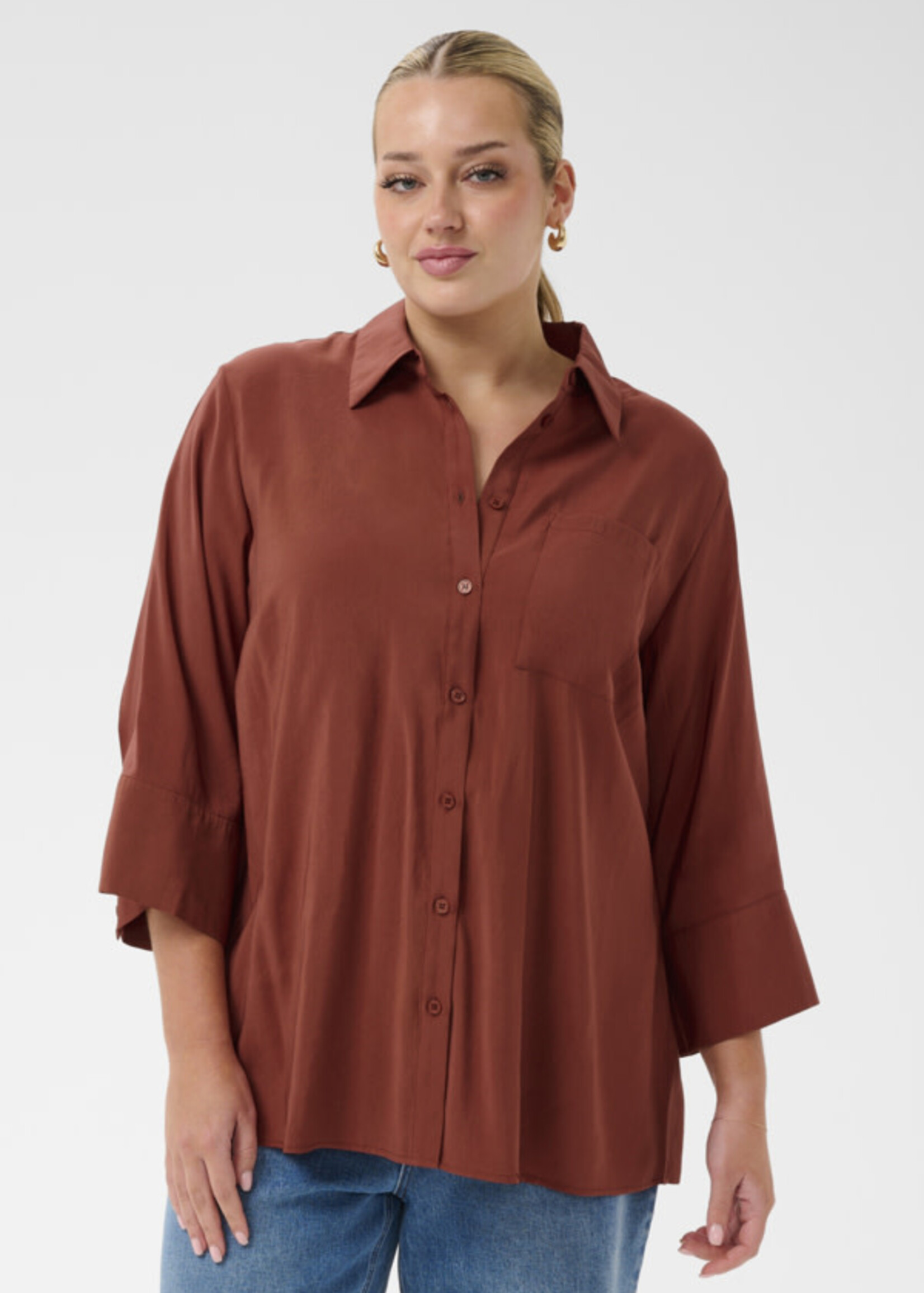 KAFFE CURVE KAFFE CURVE-CHEMISIER-10584169