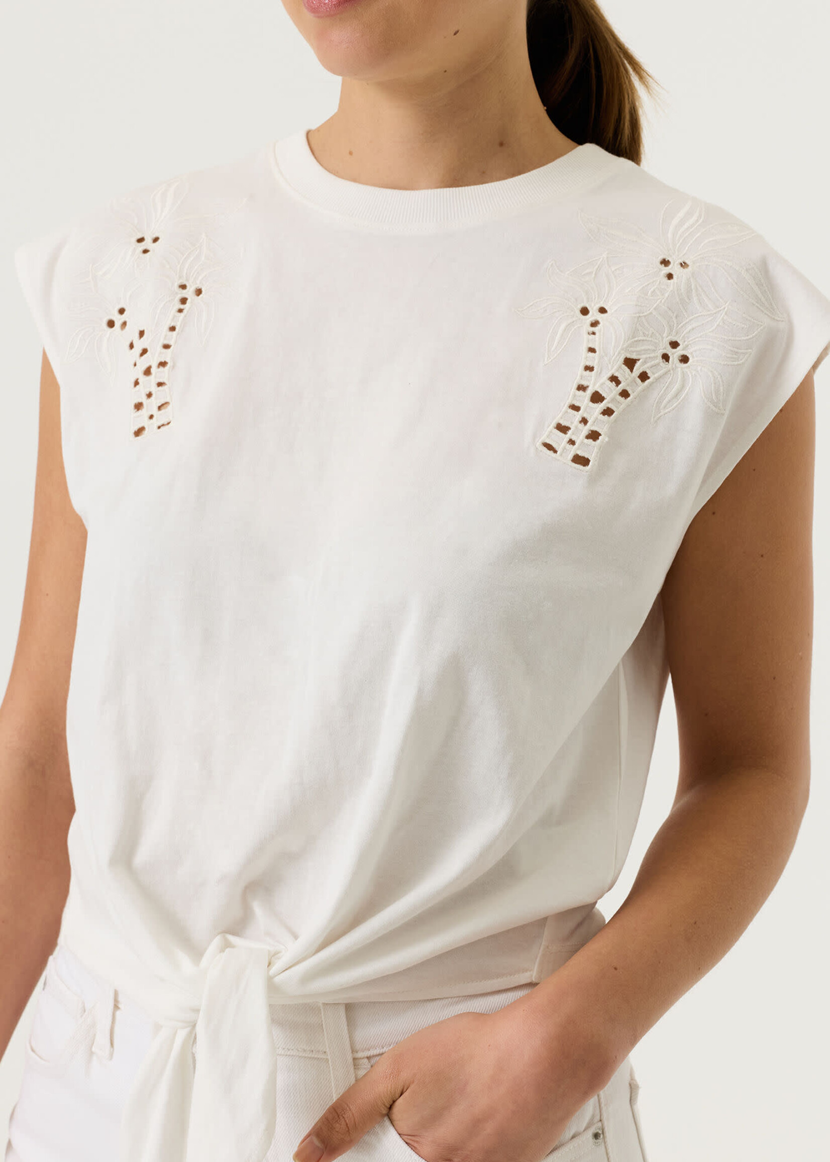 GARCIA GARCIA-T-SHIRT AVEC NOEUD-Q260003