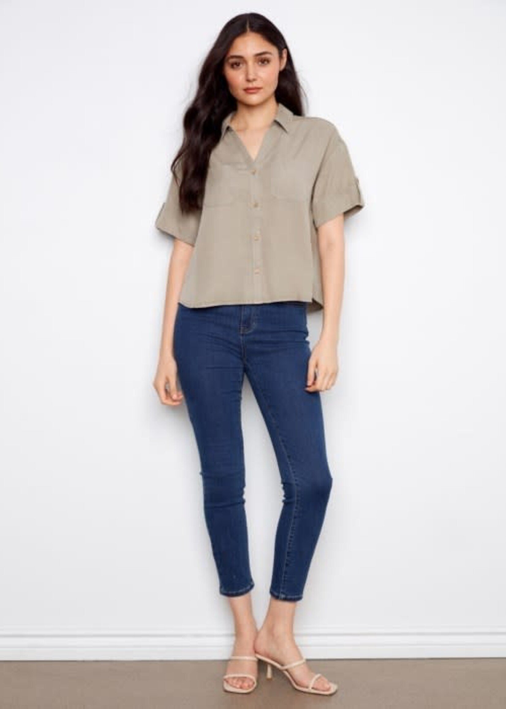 CHARLIE B CHARLIE B-BLOUSE-C4688-589C