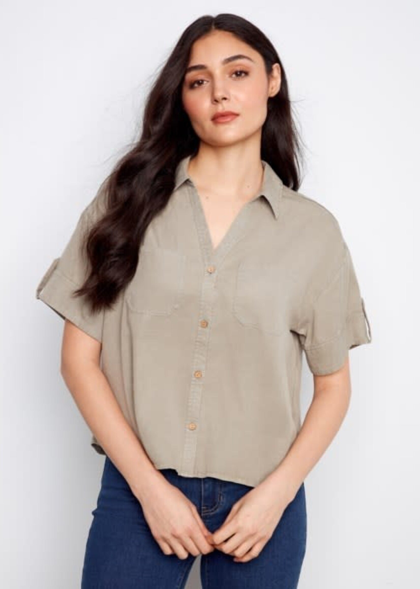 CHARLIE B CHARLIE B-BLOUSE-C4688-589C