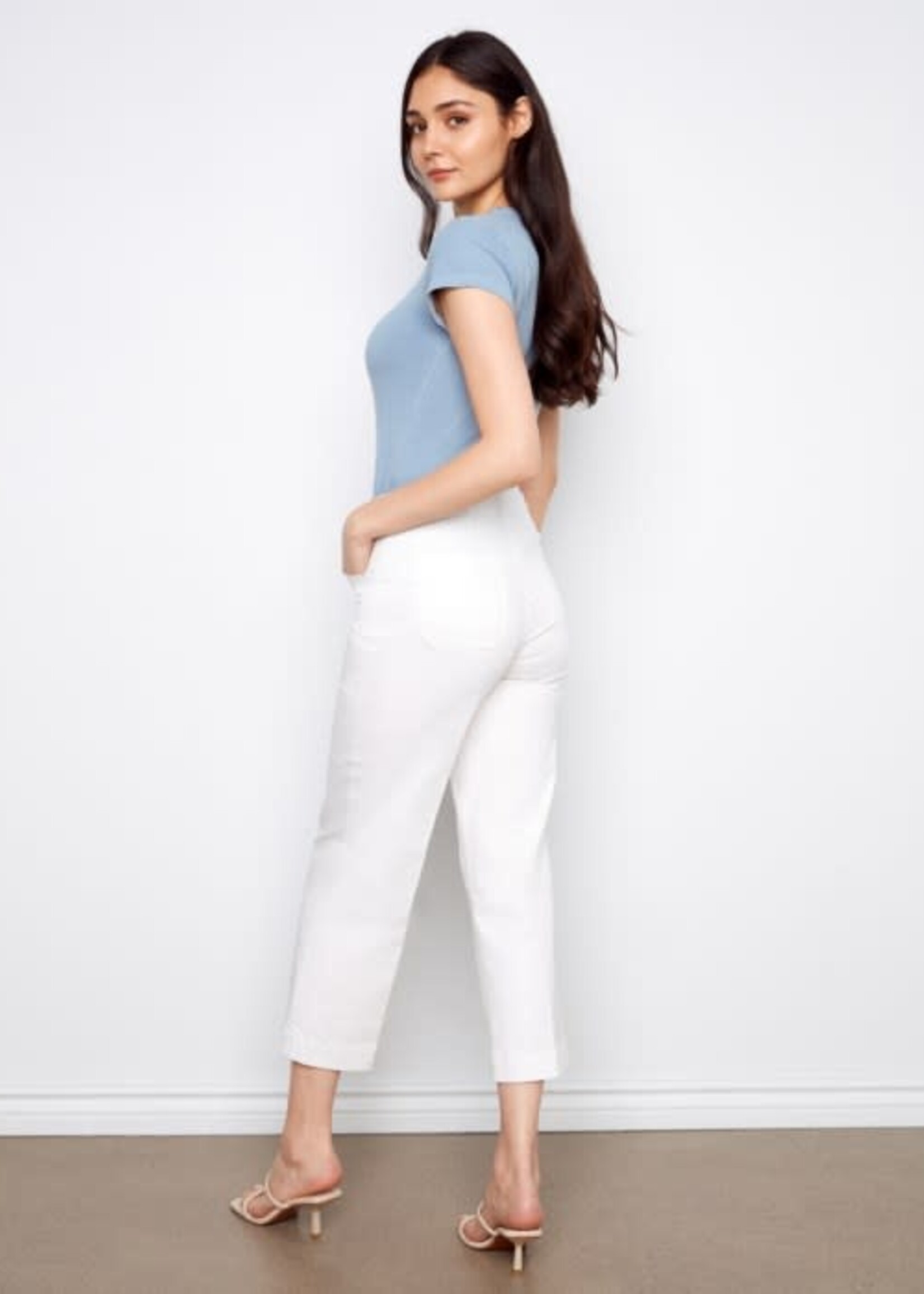 CHARLIE B CHARLIE B-JEANS 7/8 JAMBE LARGE-C5660R-618A