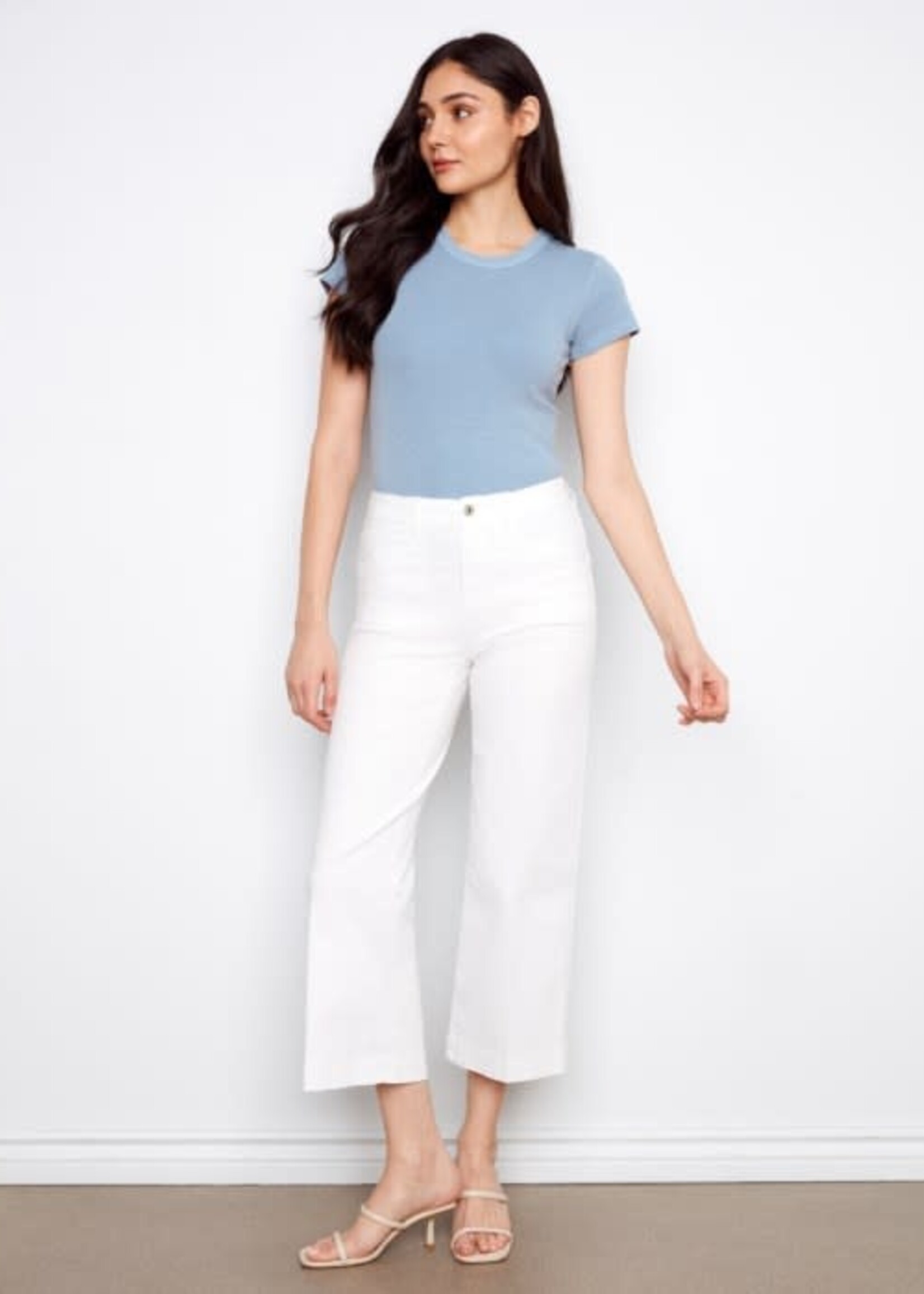 CHARLIE B CHARLIE B-JEANS 7/8 JAMBE LARGE-C5660R-618A