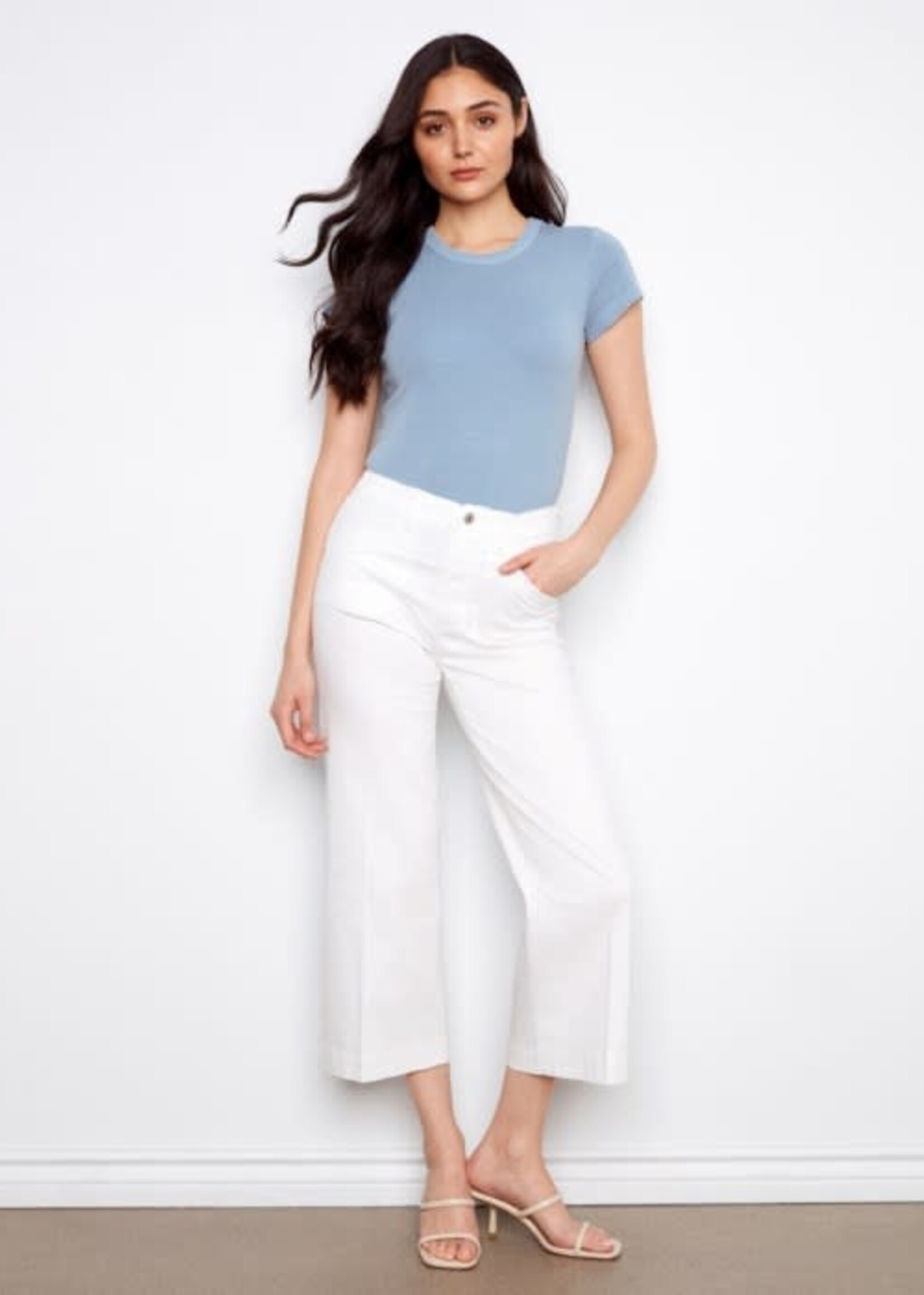 CHARLIE B CHARLIE B-JEANS 7/8 JAMBE LARGE-C5660R-618A