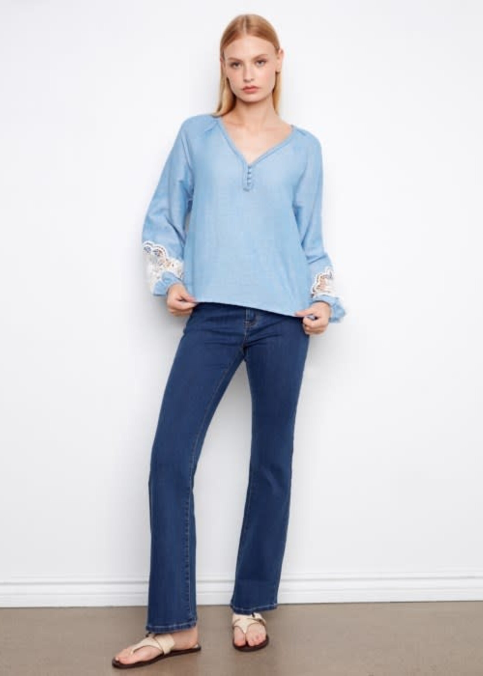 CHARLIE B CHARLIE B-BLOUSE-C4703-240C