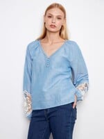 CHARLIE B CHARLIE B-BLOUSE-C4703-240C