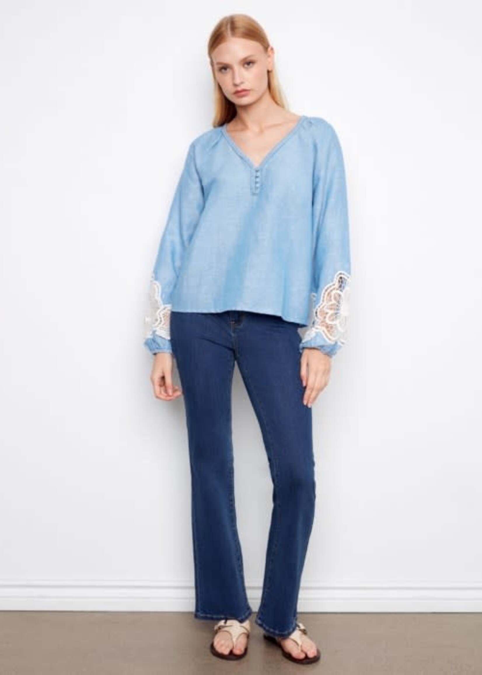 CHARLIE B CHARLIE B-BLOUSE-C4703-240C