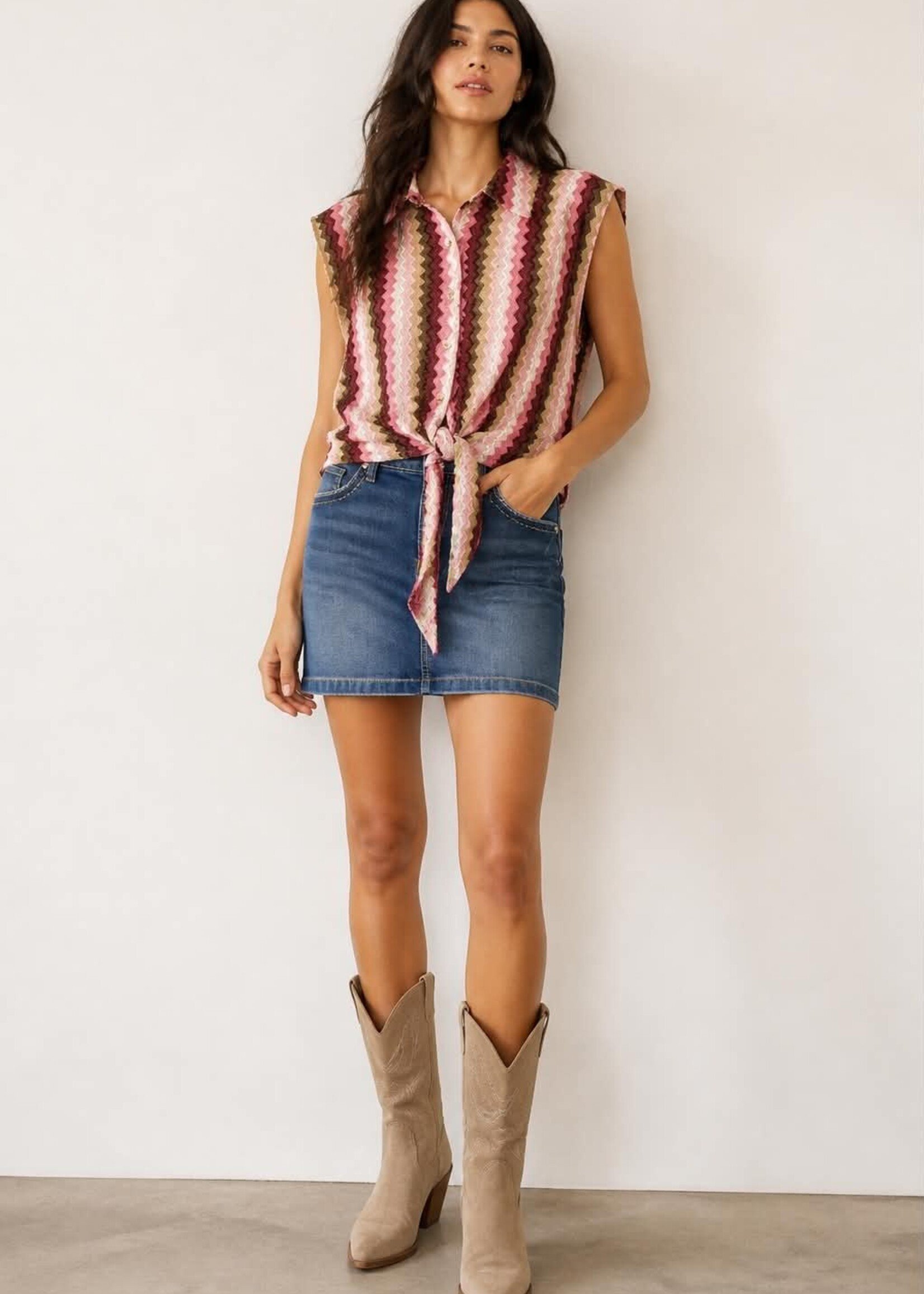 BH JEANS BH JEANS-BLOUSE SANS MANCHES-18195