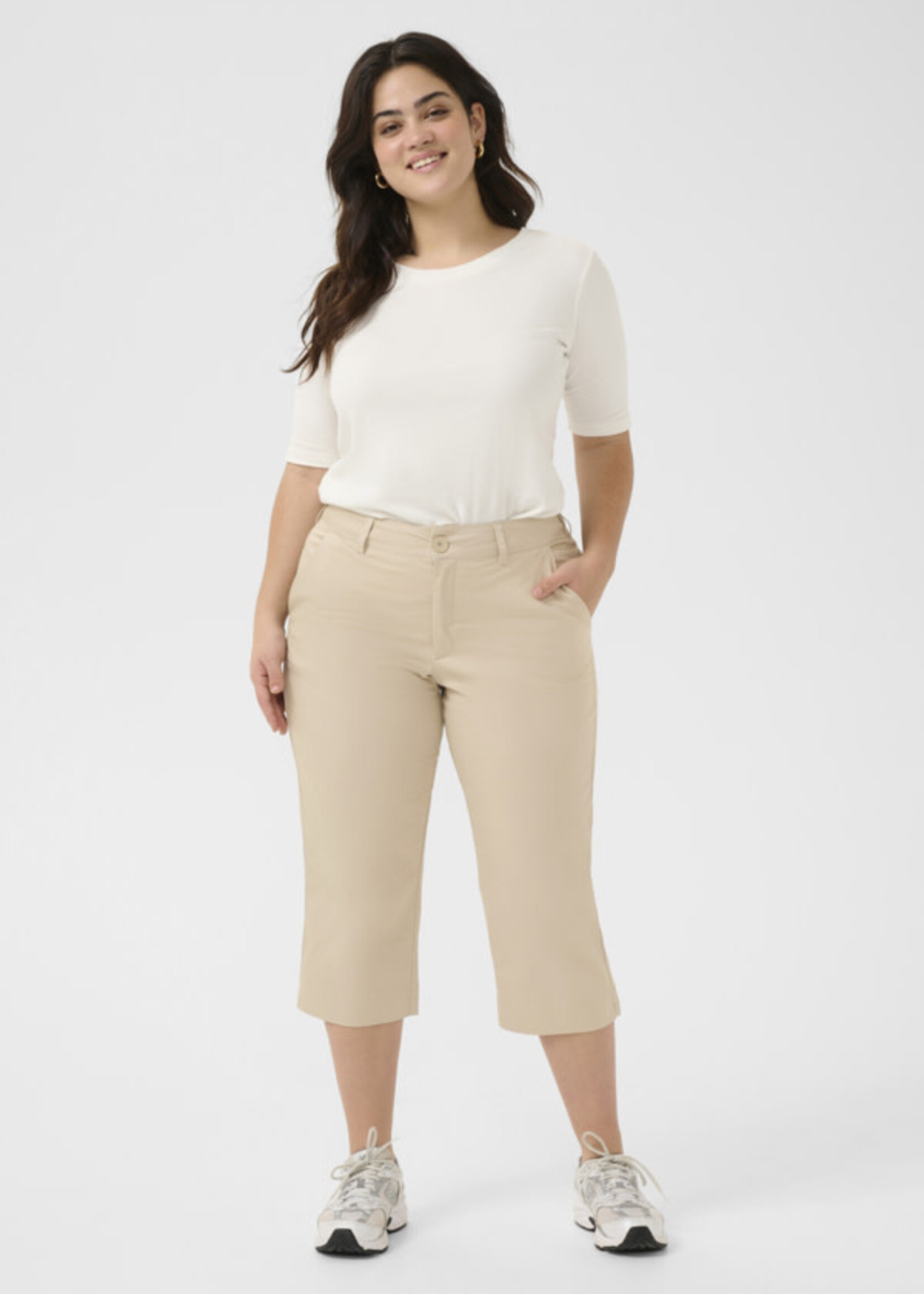 KAFFE CURVE KAFFE CURVE-PANTALON CAPRI-10583301