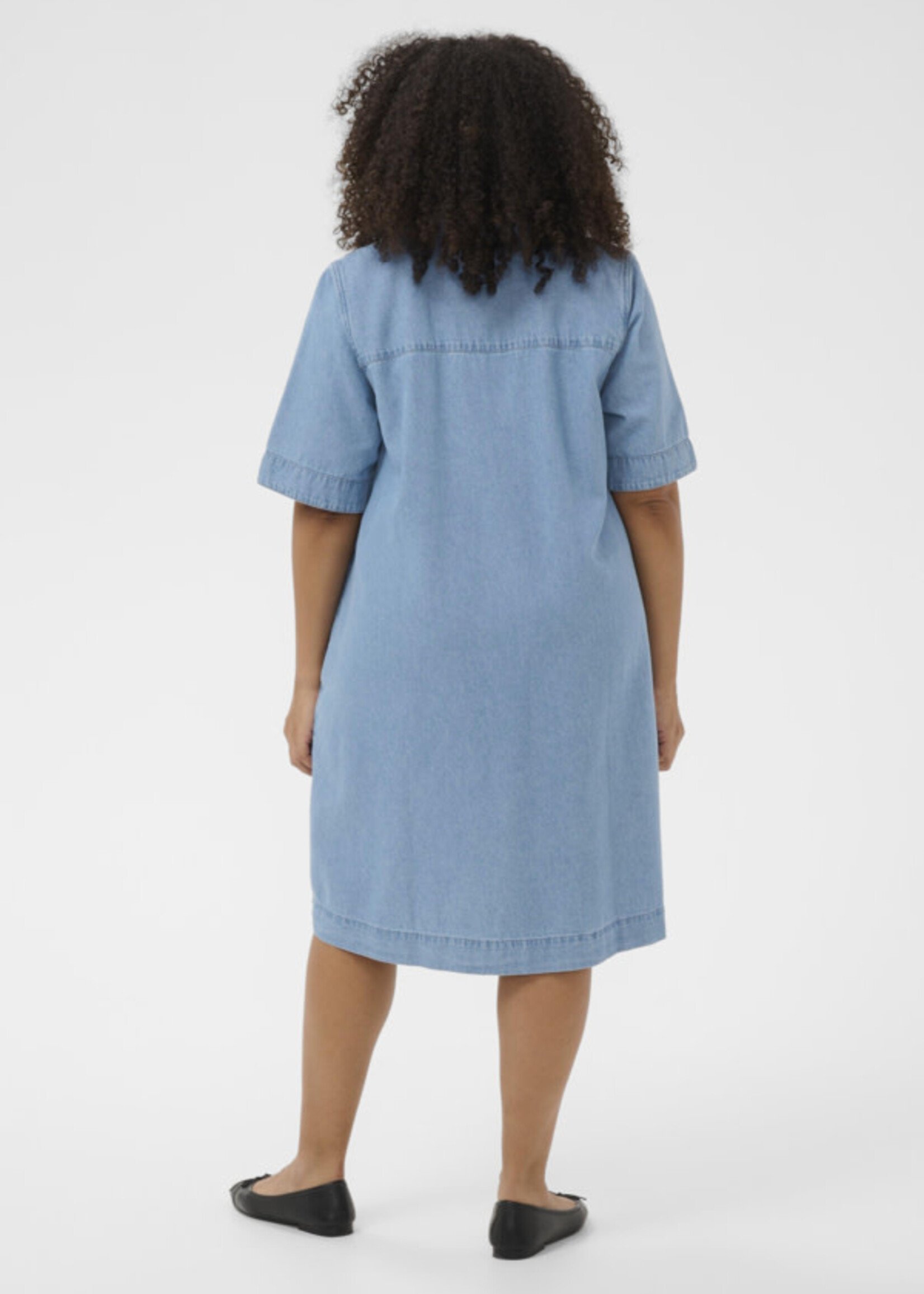 KAFFE CURVE KAFFE CURVE-ROBE EN JEANS-10584173