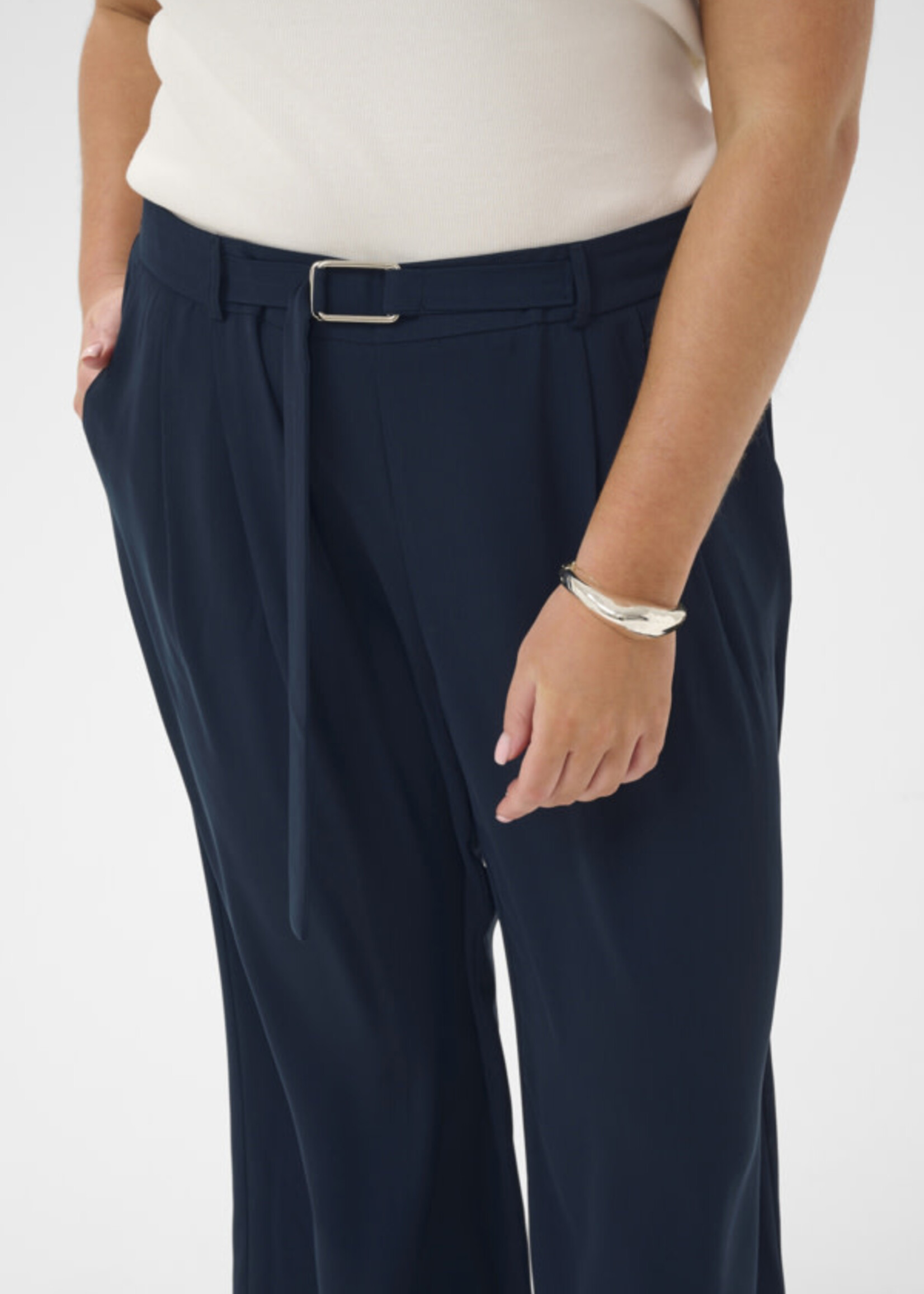KAFFE CURVE KAFFE CURVE-PANTALON 7/8 LARGE-10584127