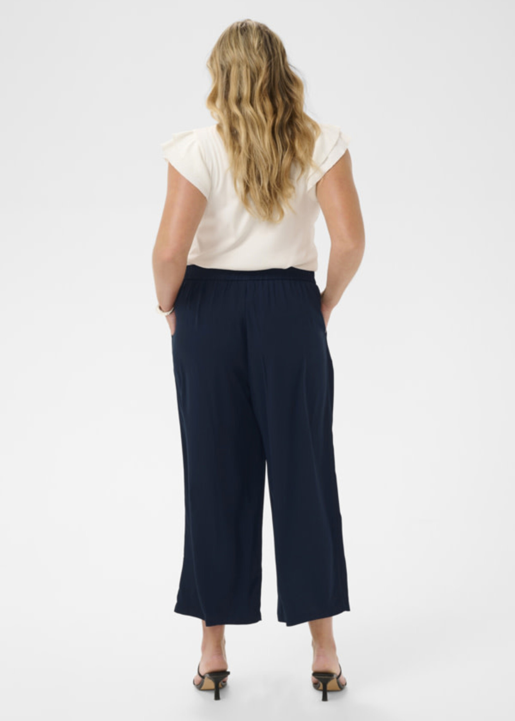 KAFFE CURVE KAFFE CURVE-PANTALON 7/8 LARGE-10584127