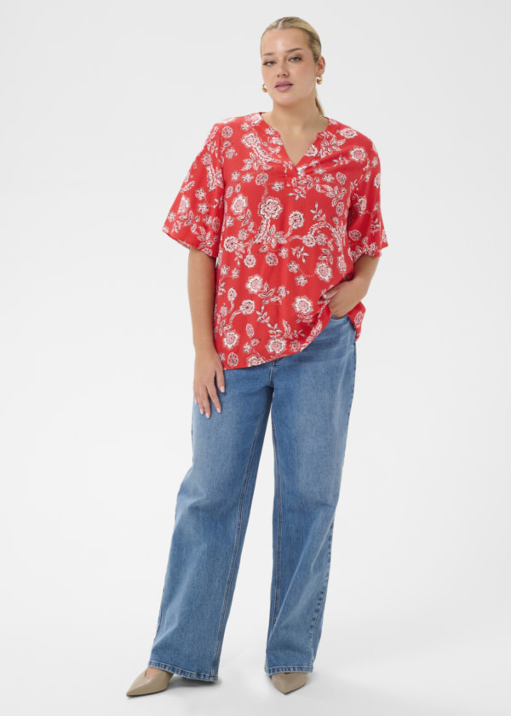 KAFFE CURVE KAFFE CURVE-BLOUSE-10584110