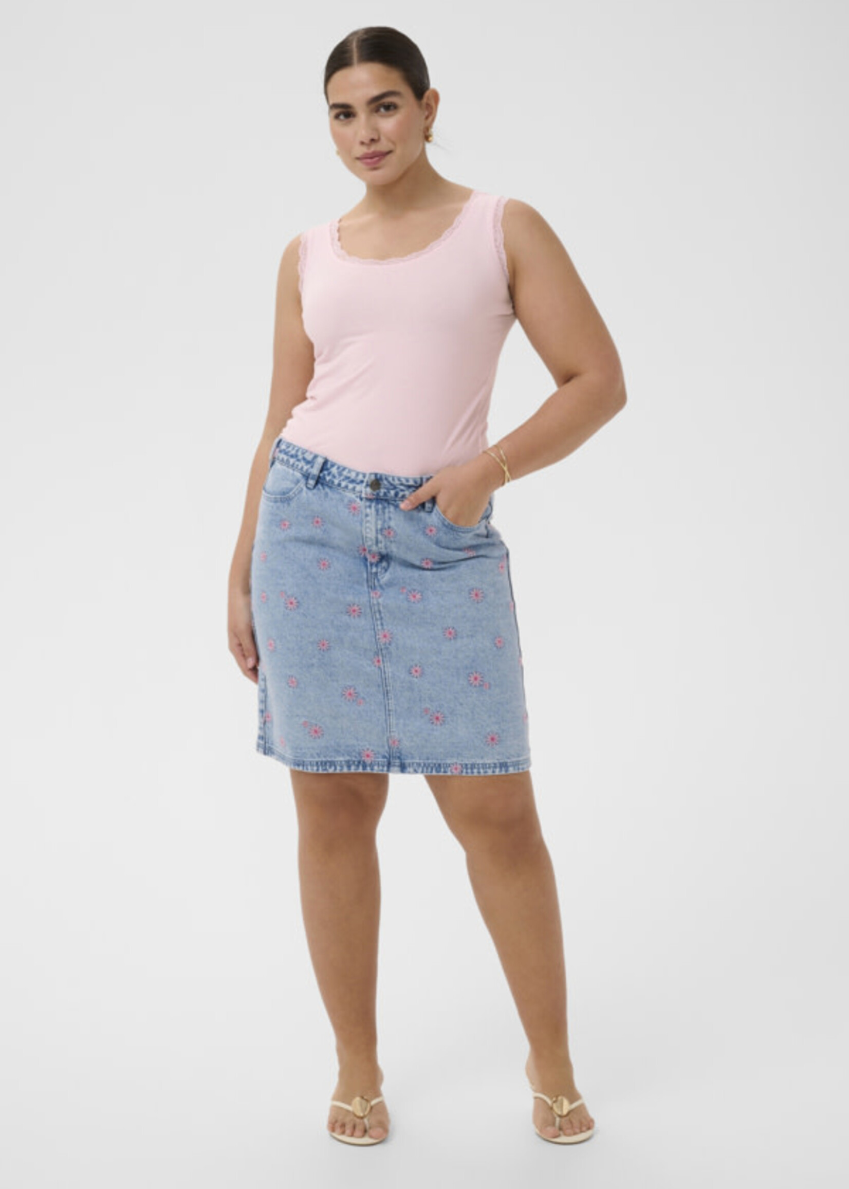 KAFFE CURVE KAFFE CURVE-CAMISOLE-10583468