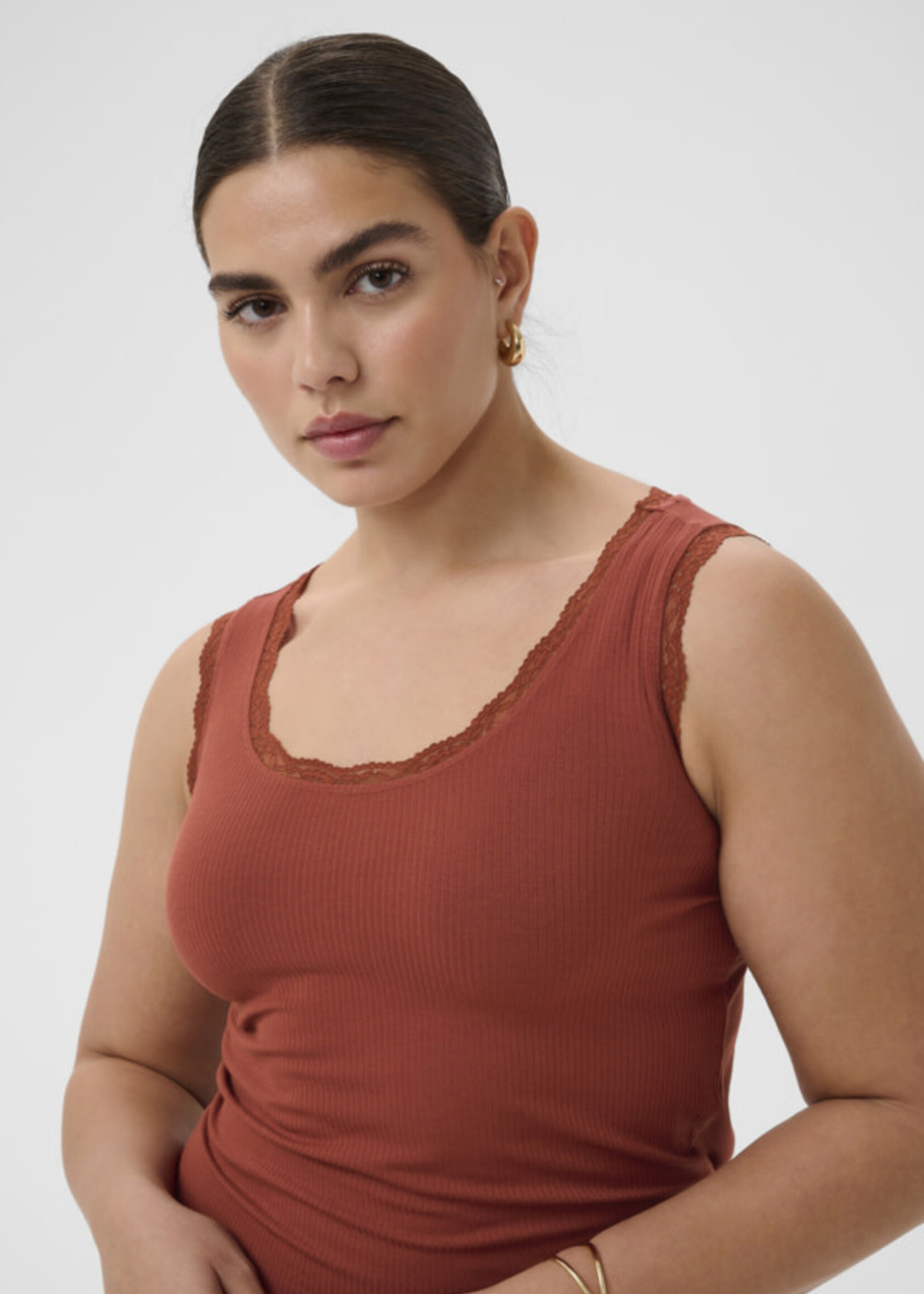 KAFFE CURVE KAFFE CURVE-CAMISOLE-10583468