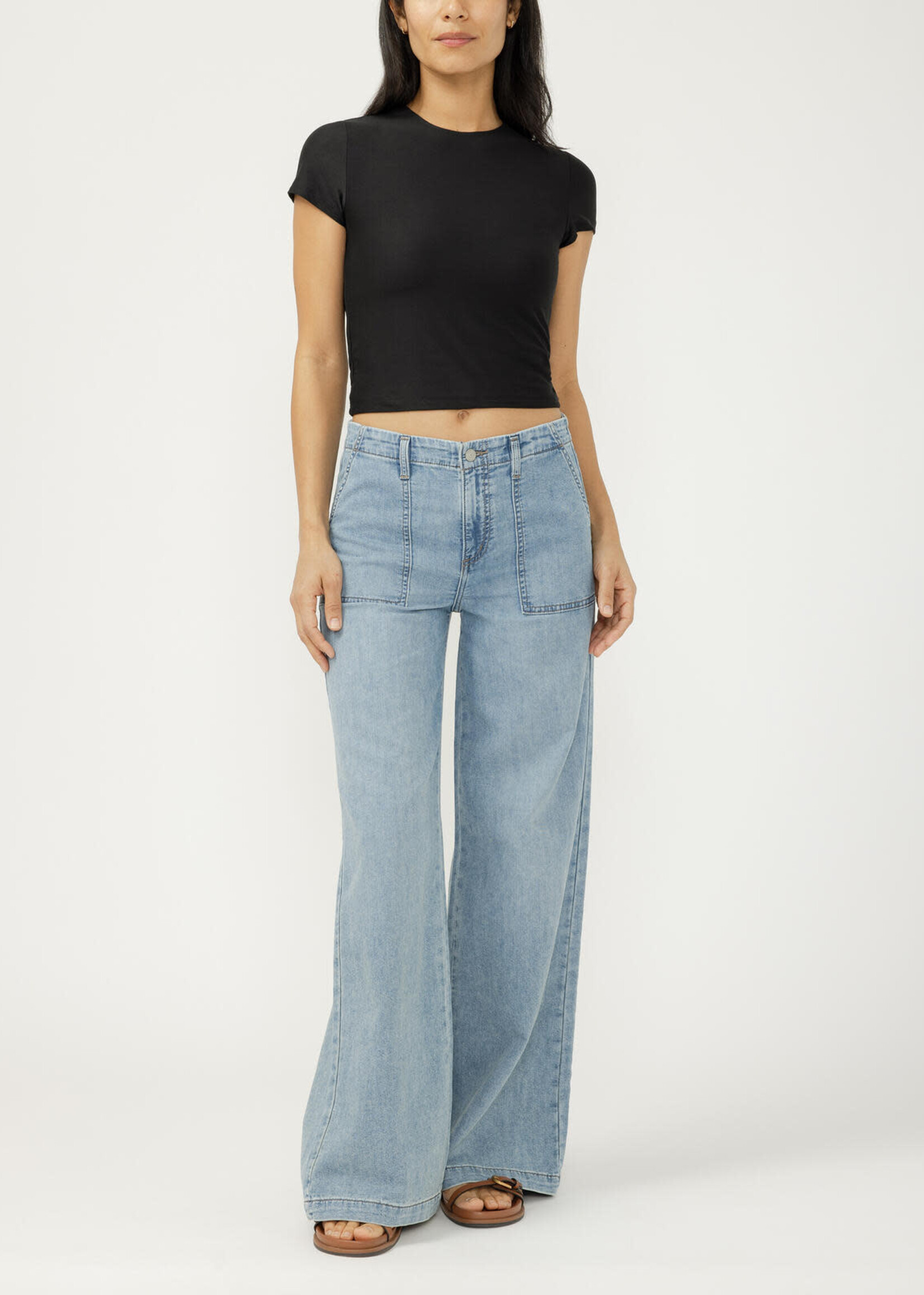SILVER JEANS SILVER JEANS-WIDE LEG FLEX JEANS-L63902LWK201