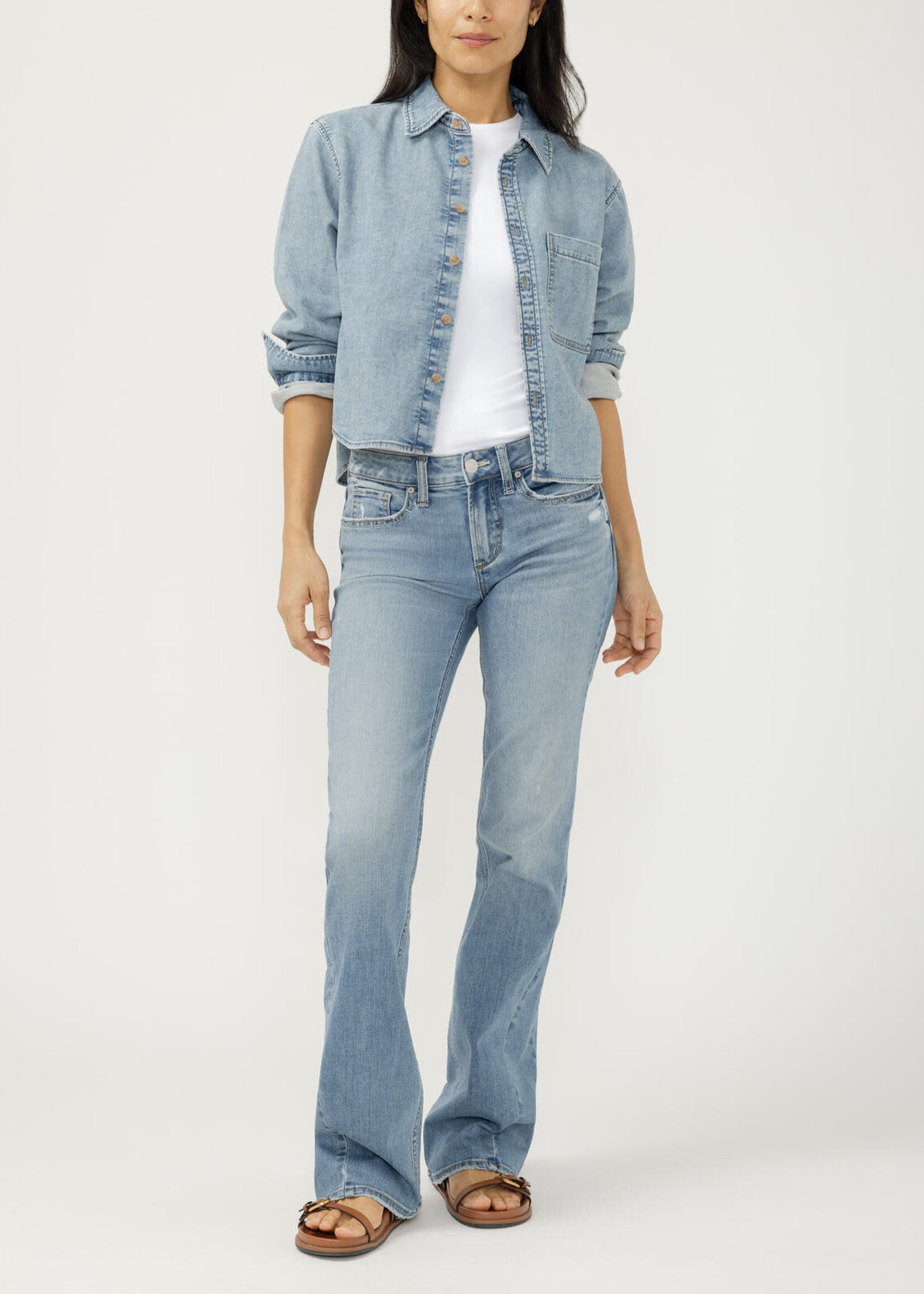 SILVER JEANS SILVER JEANS-CHEMISIER-LS4305LWK201