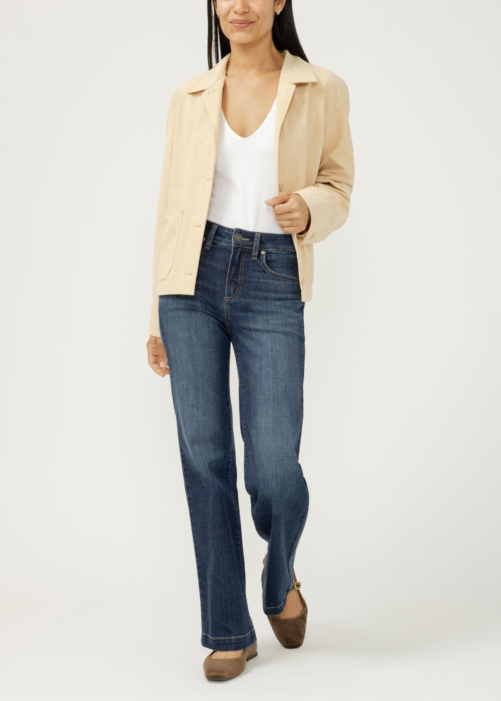 SILVER JEANS SILVER JEANS-AVERY HIGH RISE STRETCH JEANS-L94903CVS374