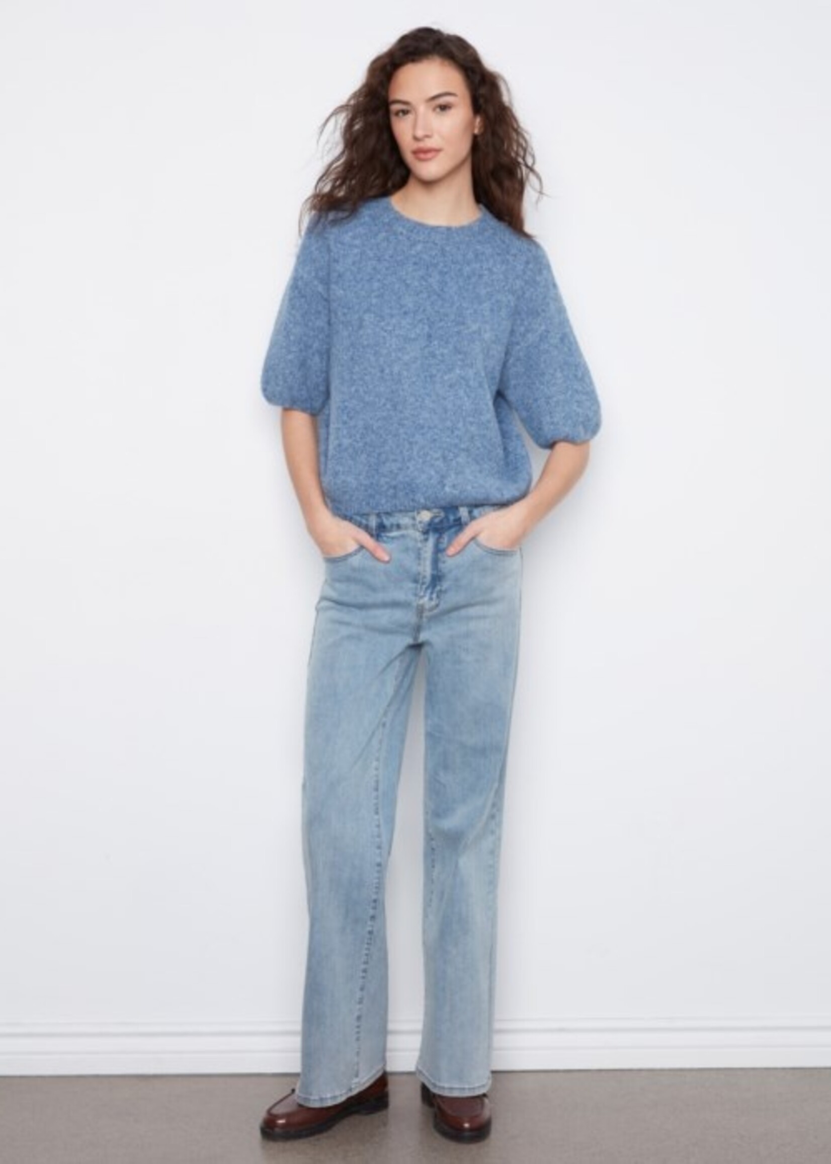 CHARLIE B CHARLIE B-PULL À MANCHES COURTES-C2858R