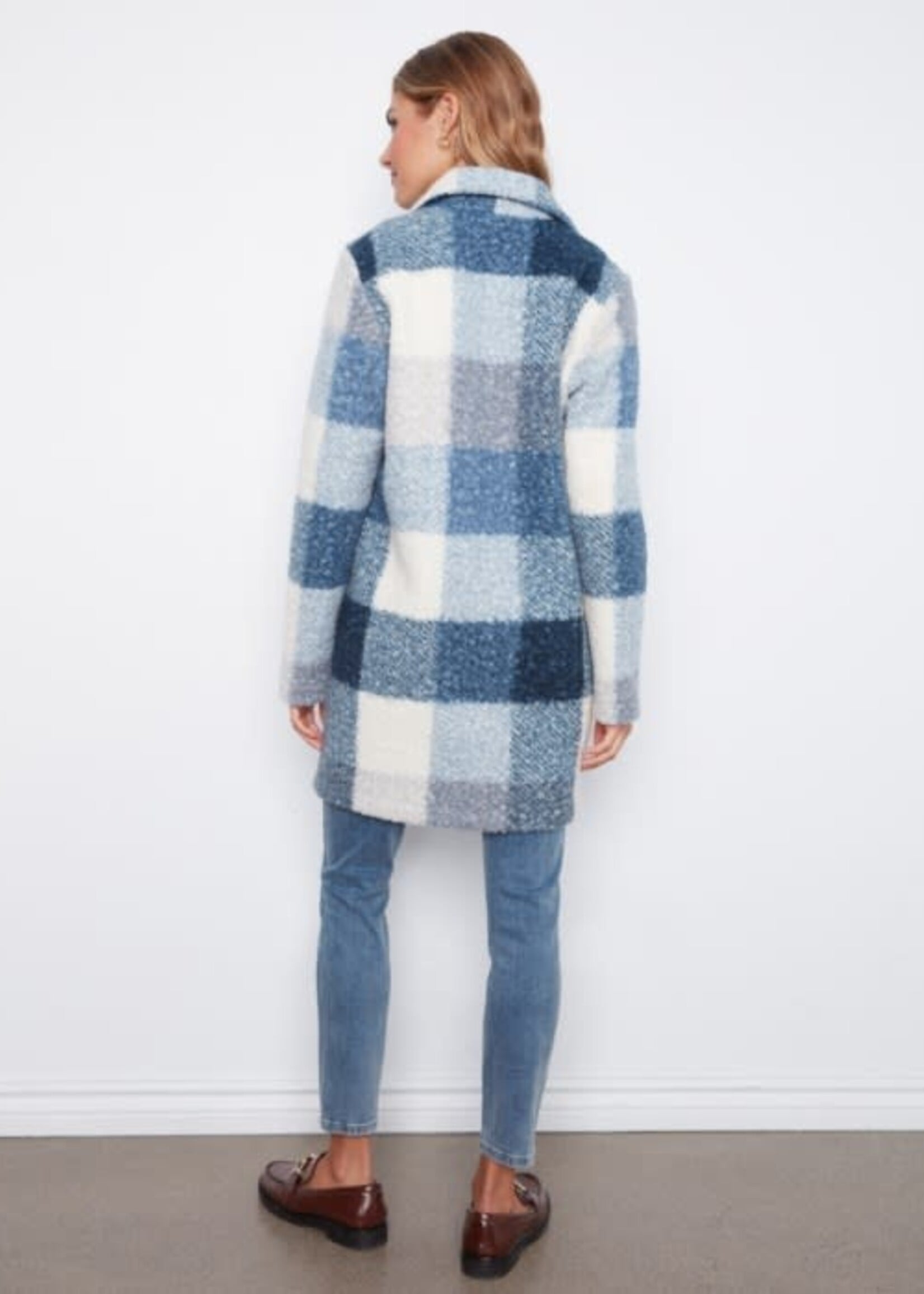 CHARLIE B CHARLIE B-MANTEAU À CARREAUX-C6141ZR
