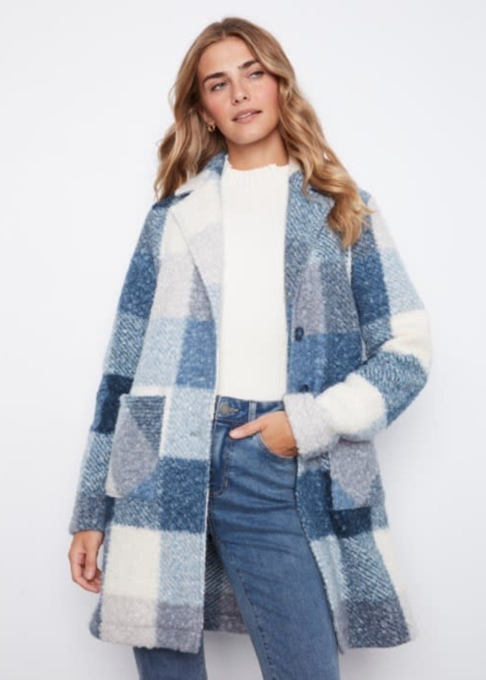 CHARLIE B CHARLIE B-MANTEAU À CARREAUX-C6141ZR