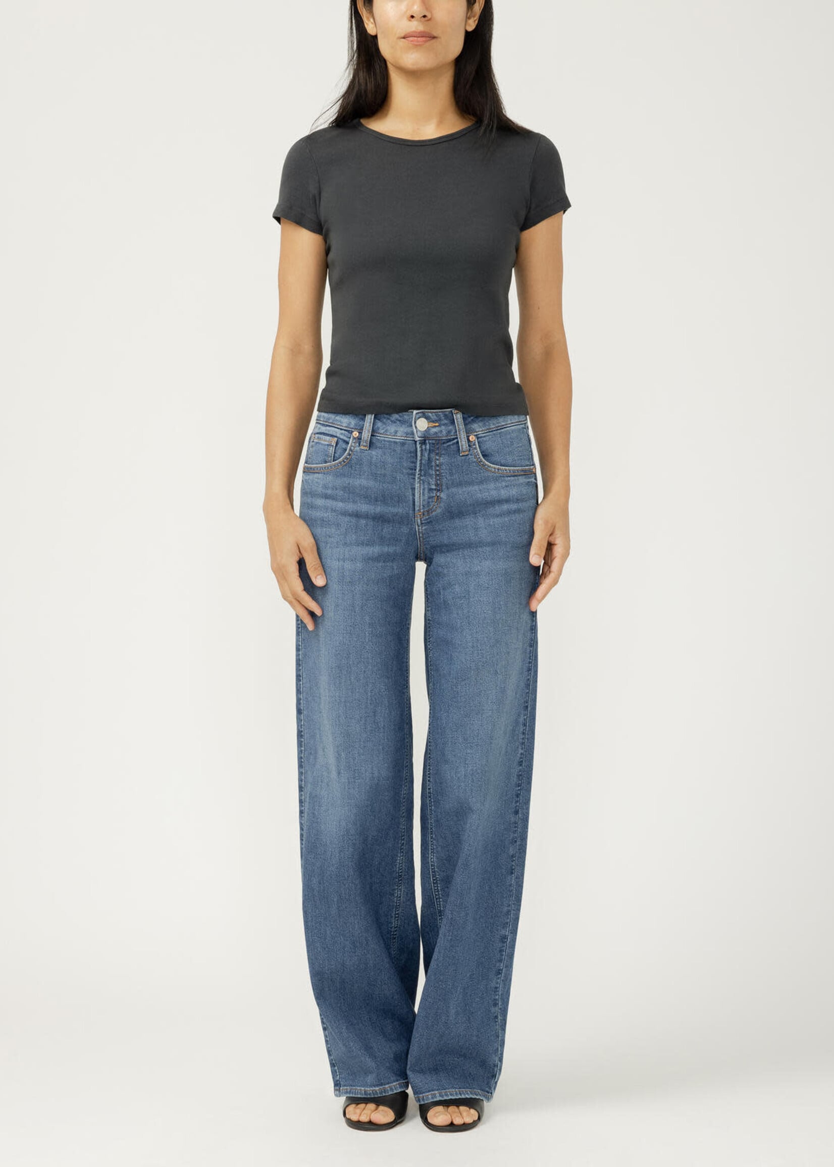 SILVER JEANS SILVER JEANS-SUKI MID RISE WIDE LEG-L93905CKF326