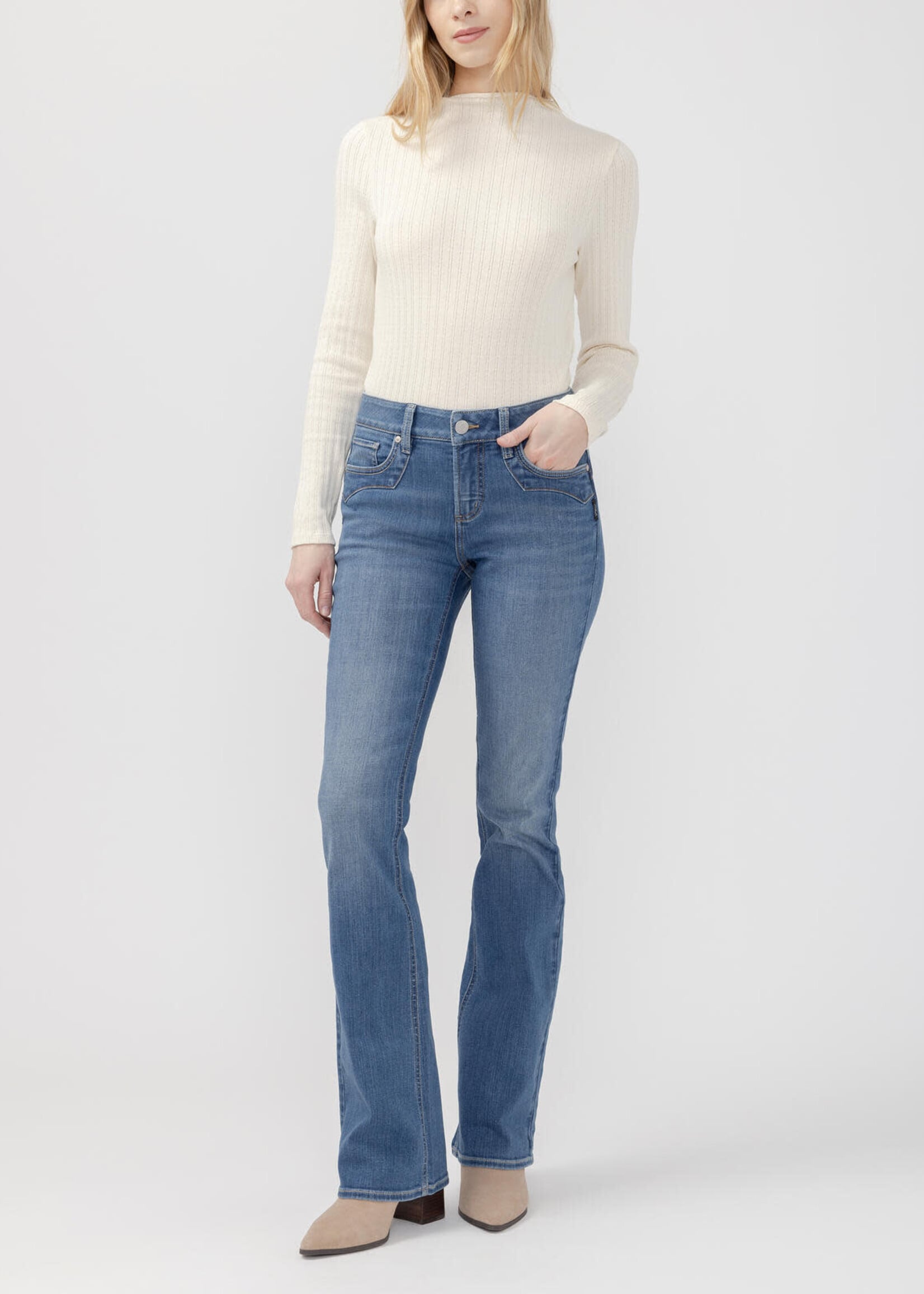 SILVER JEANS SILVER JEANS-ELYSE BOOTCUT JEANS-L03724ECF360