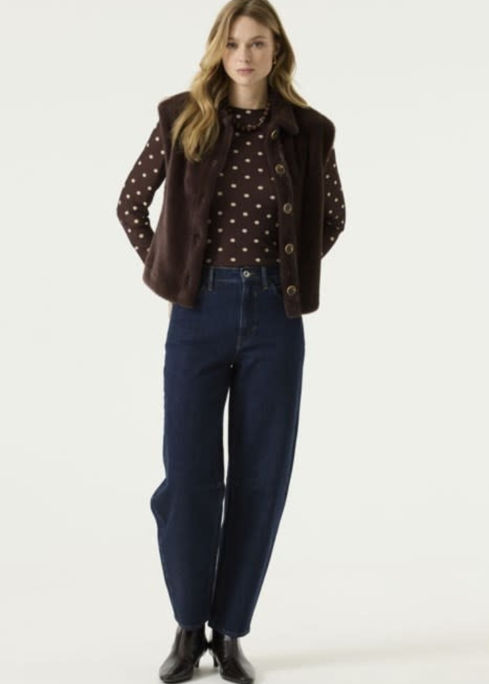 GARCIA GARCIA-VESTE EFFET FOURRURE-T260293