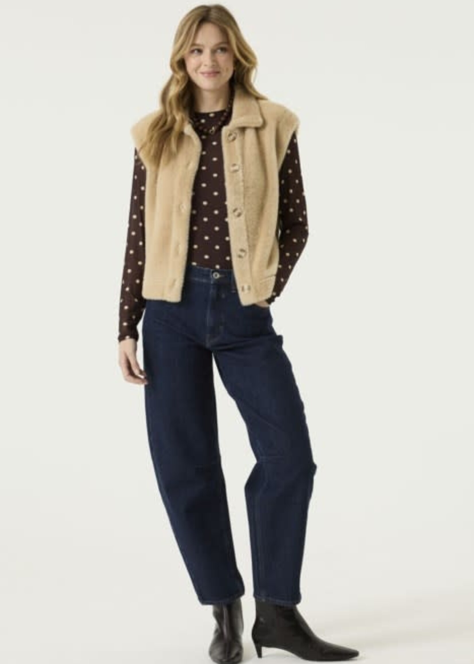 GARCIA GARCIA-VESTE EFFET FOURRURE-T260293