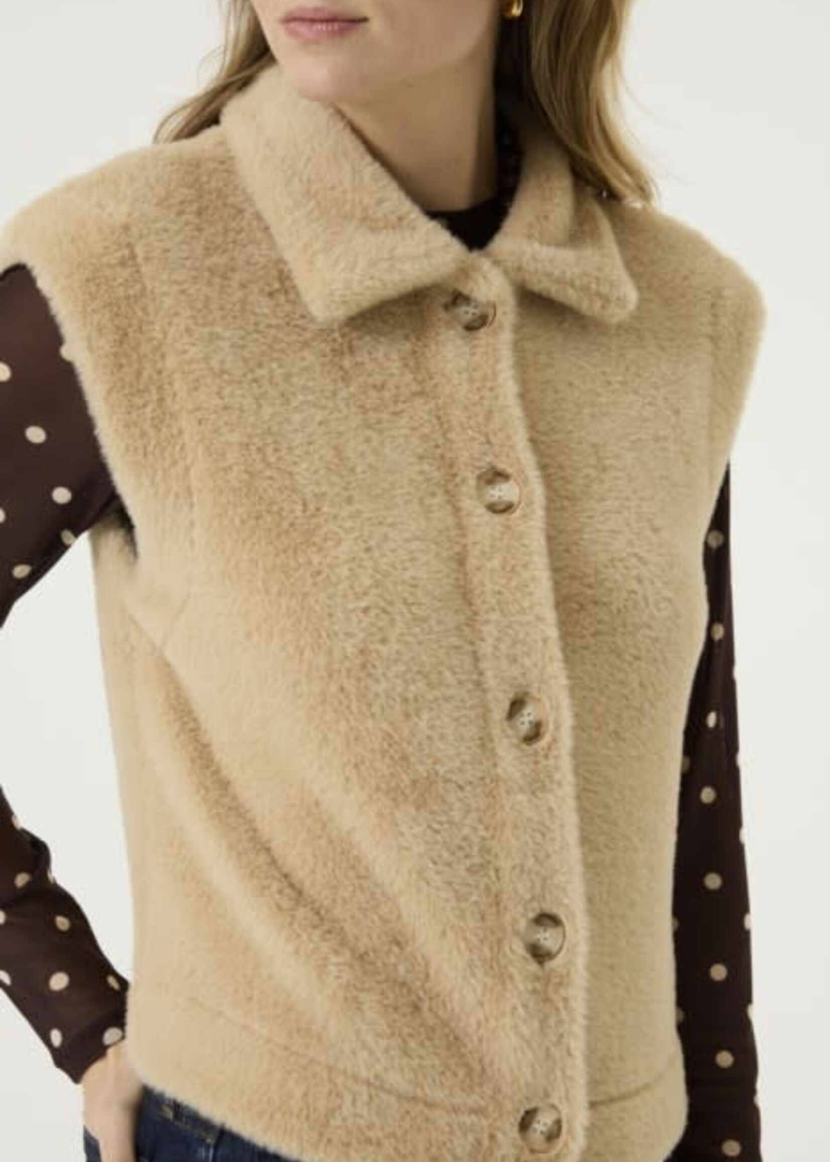 GARCIA GARCIA-VESTE EFFET FOURRURE-T260293
