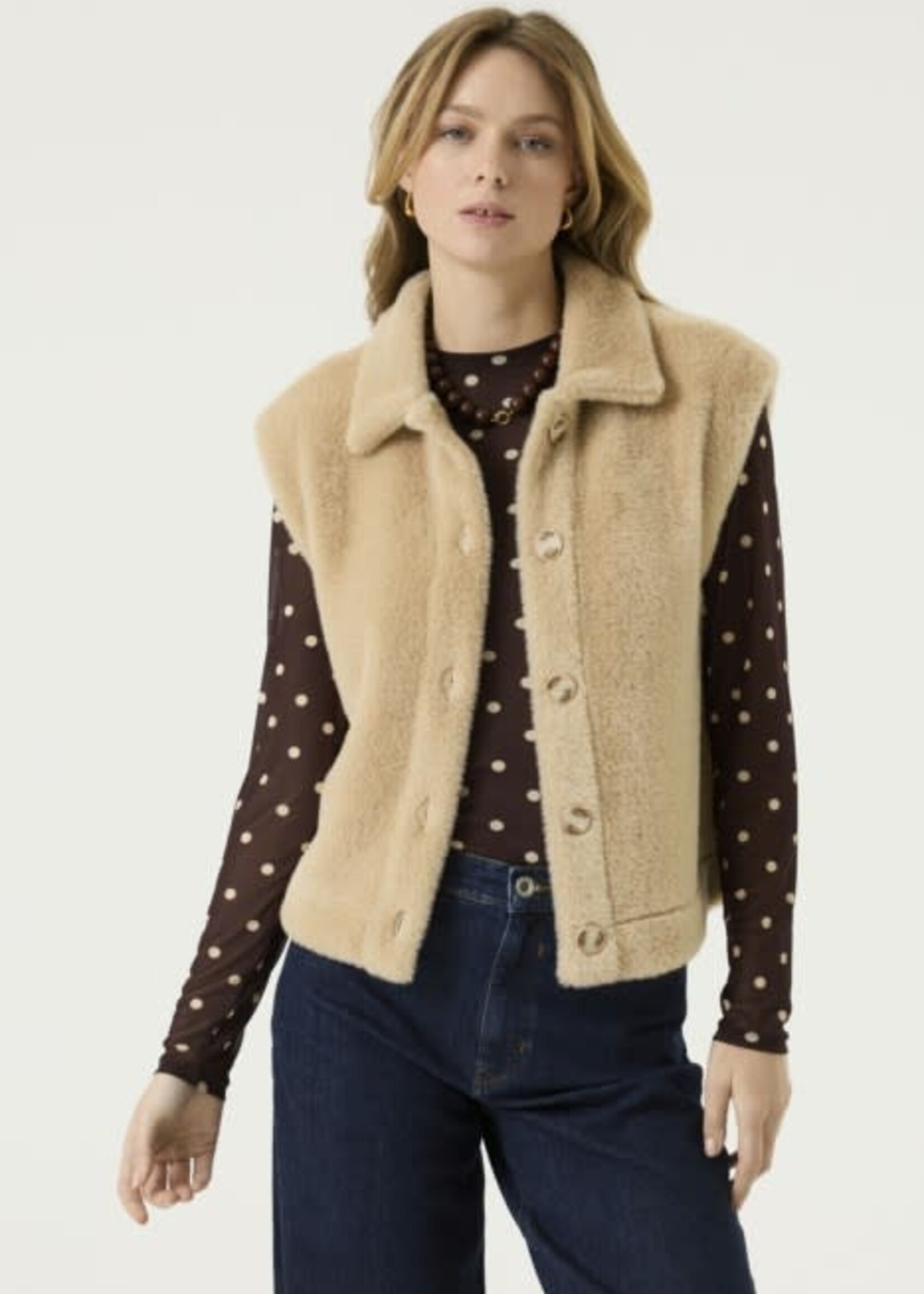 GARCIA GARCIA-VESTE EFFET FOURRURE-T260293