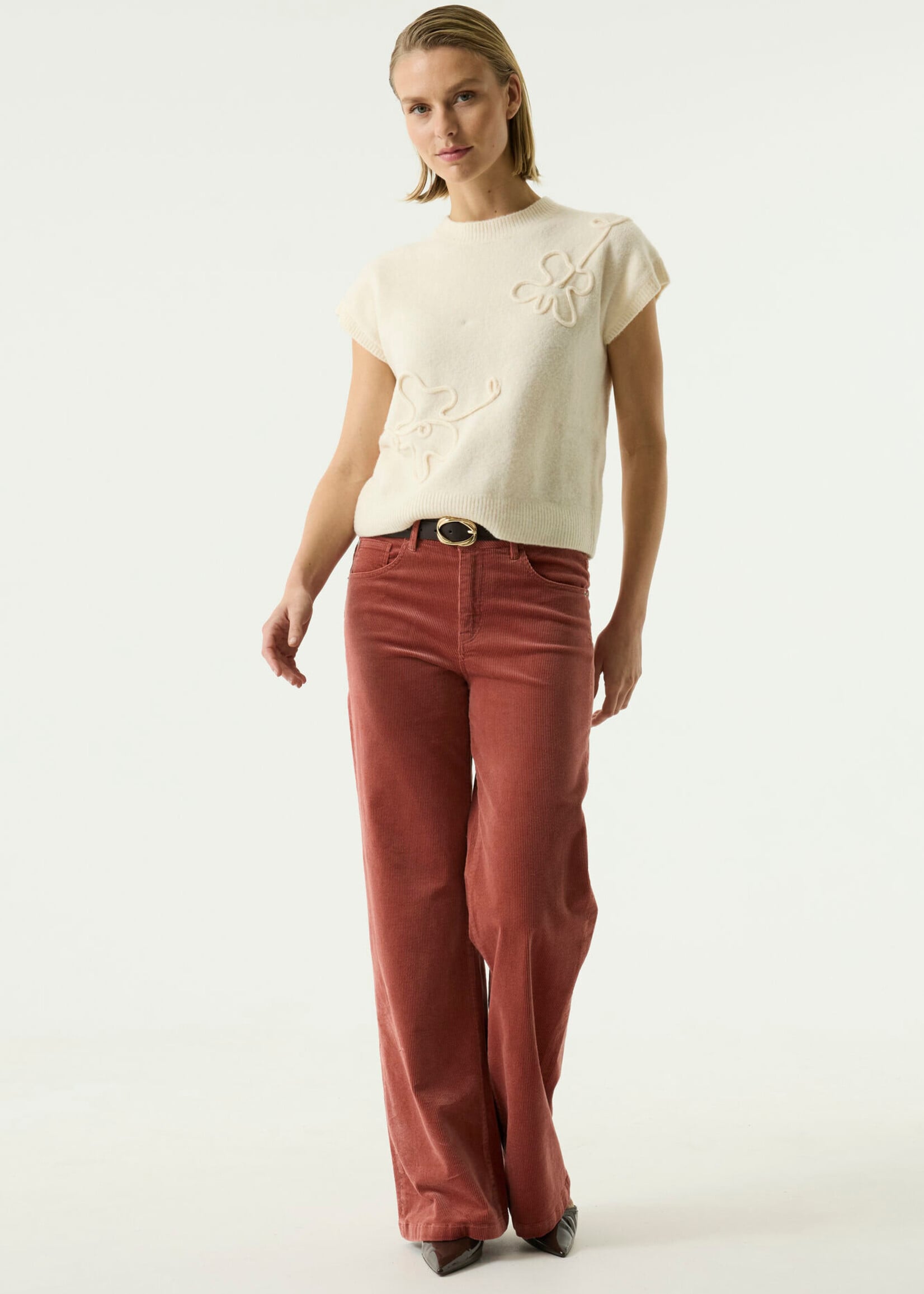 GARCIA GARCIA-PANTALON EN VELOURS CÔTELÉ-CELIA 249