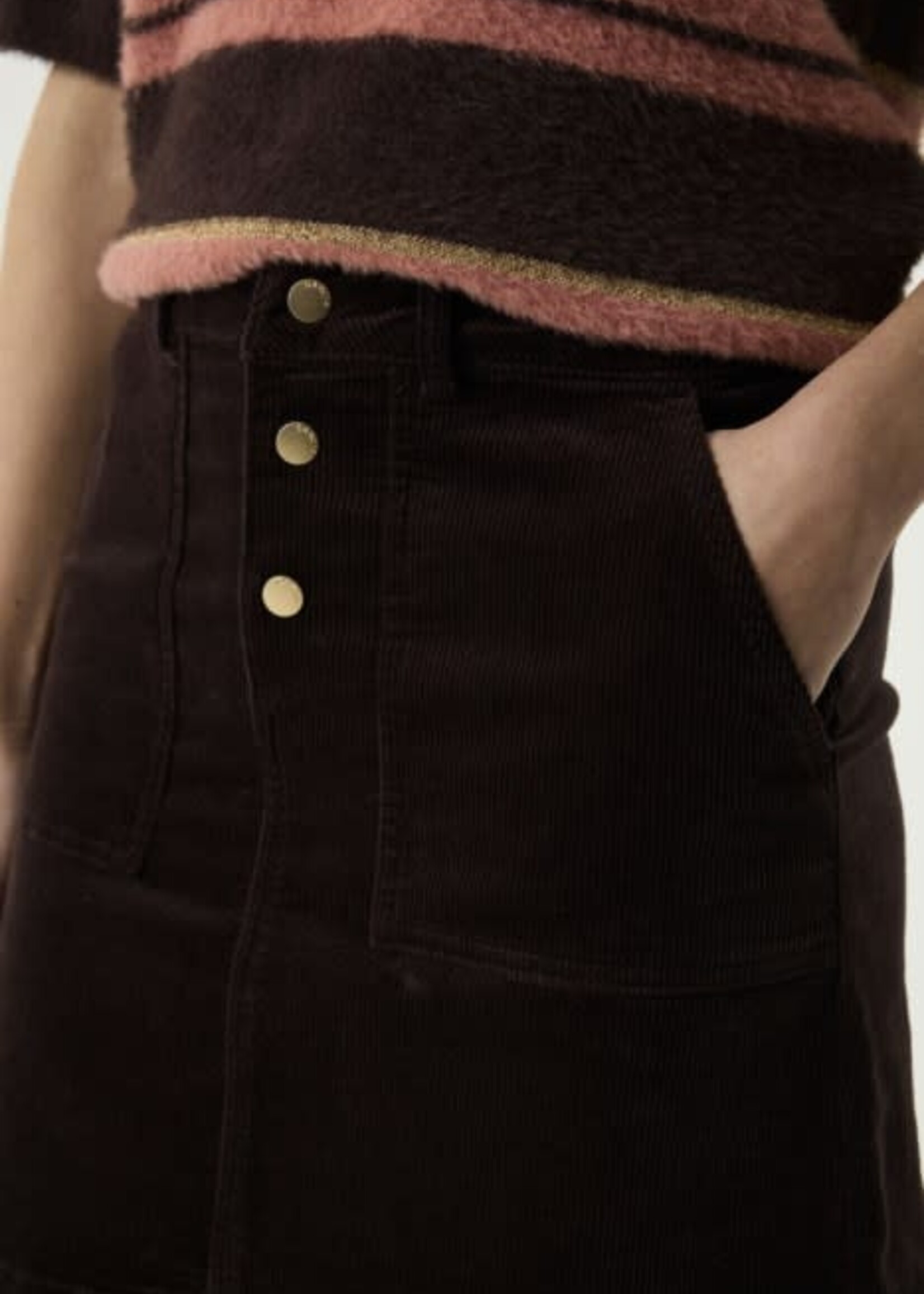 GARCIA GARCIA-JUPE EN VELOURS-T260321