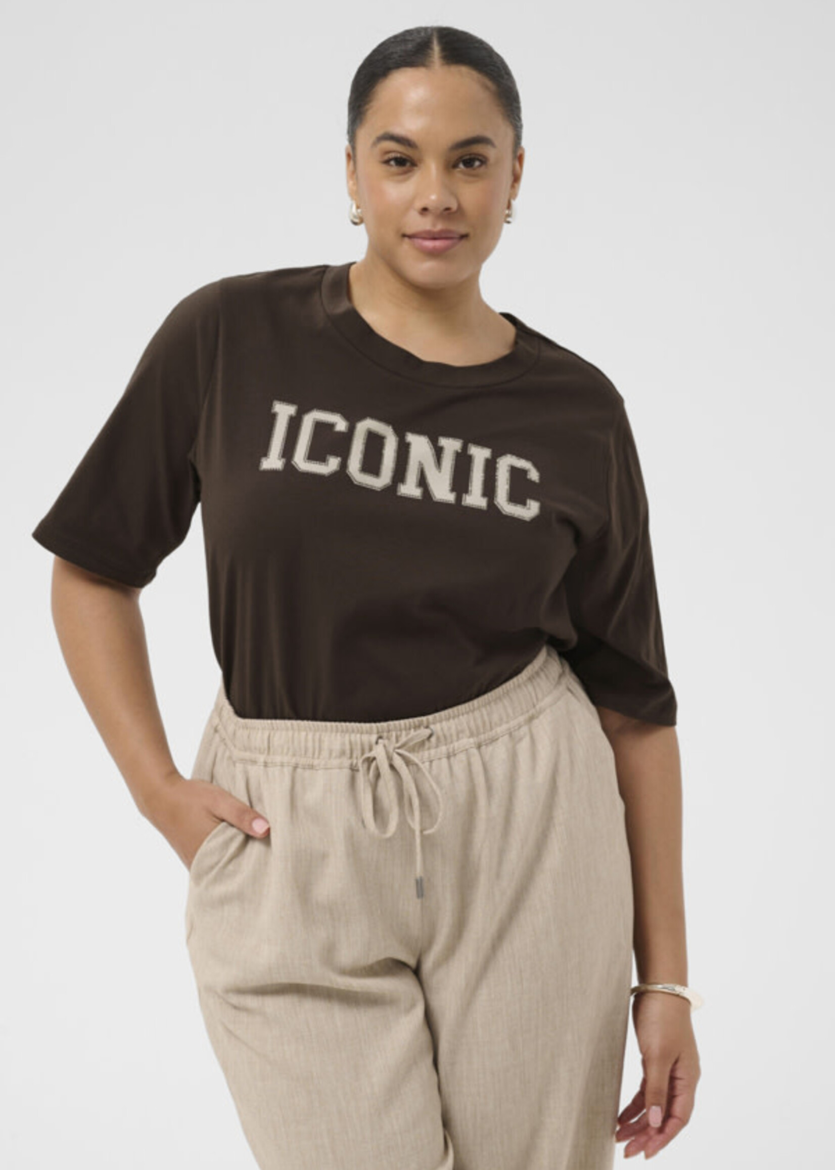 KAFFE CURVE KAFFE CURVE-T-SHIRT-10584242