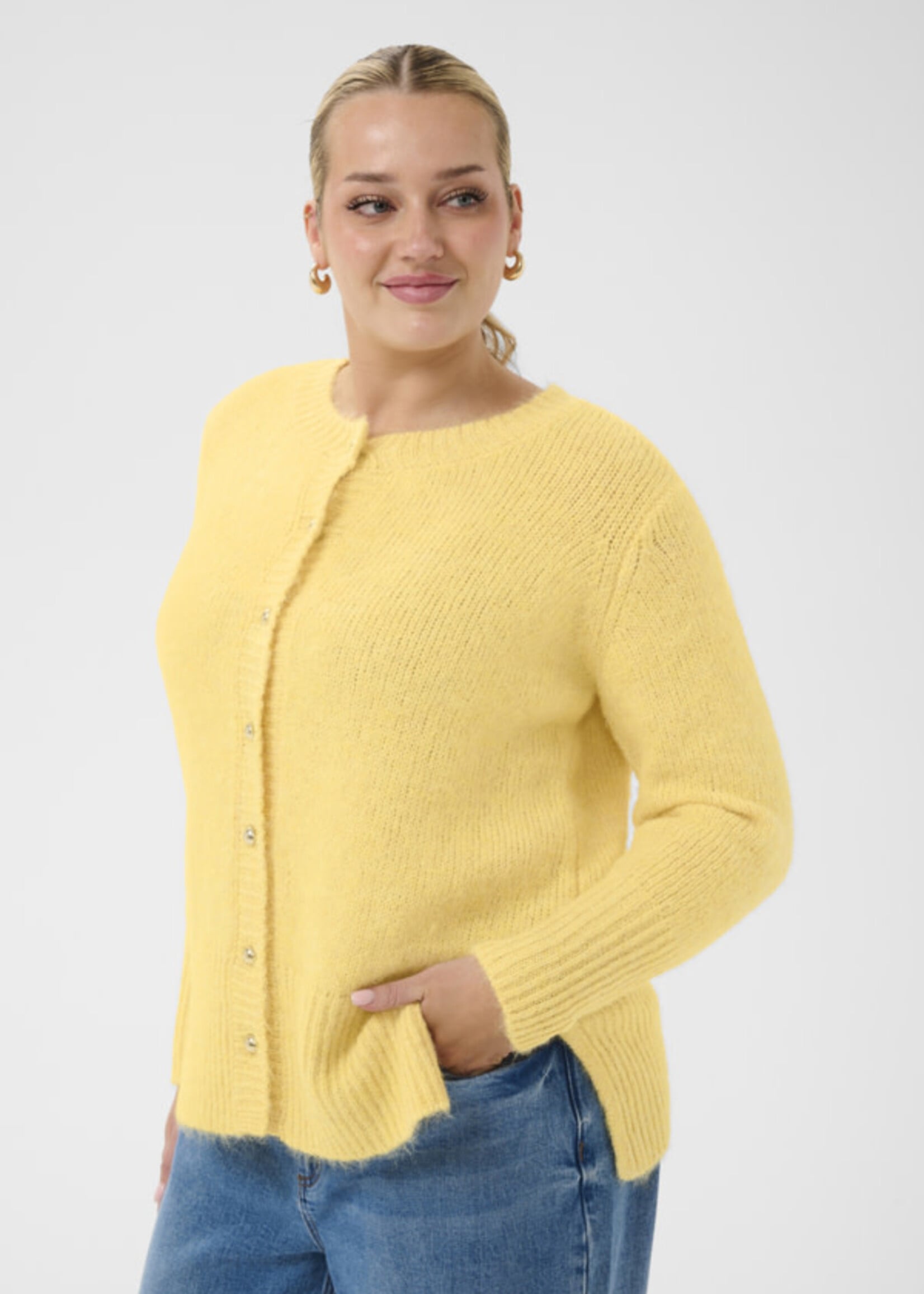 KAFFE CURVE KAFFE CURVE-CARDIGAN-10584280