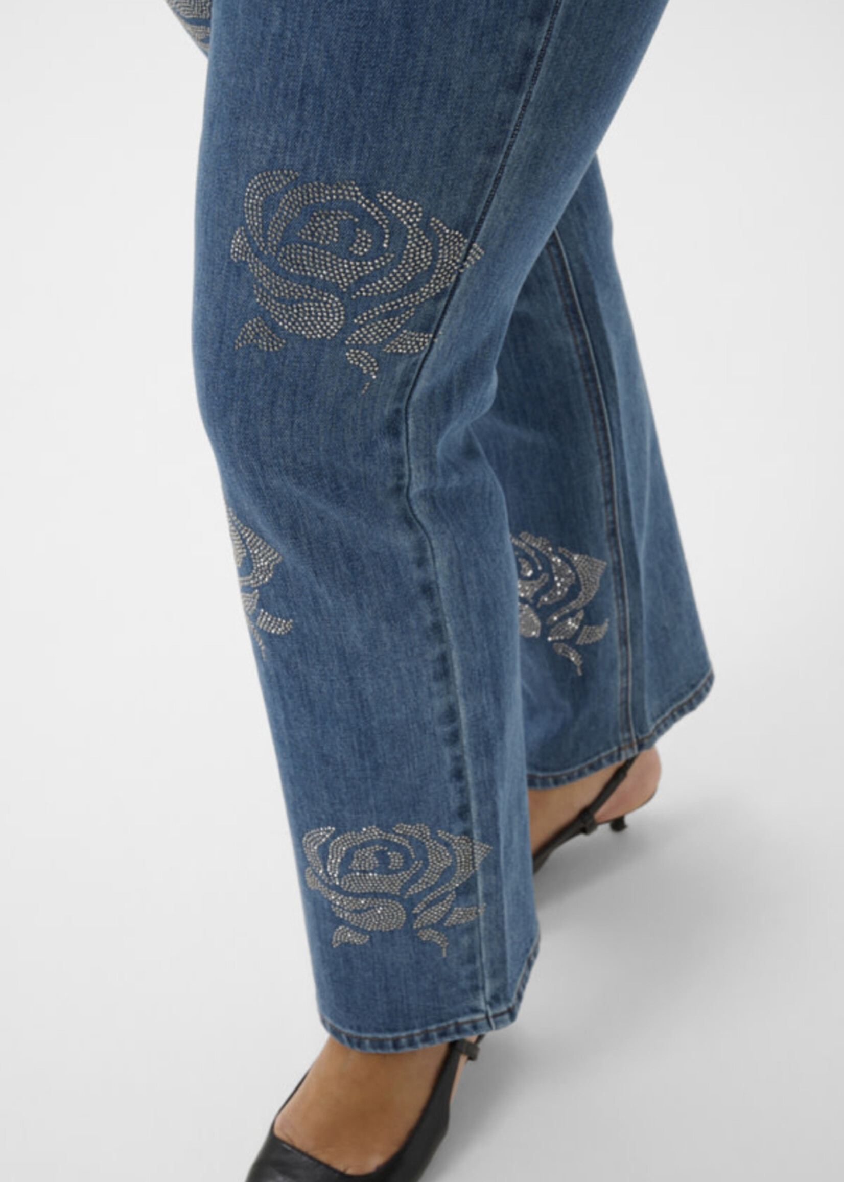 KAFFE CURVE KAFFE CURVE-JEANS JAMBE DROITE-10584285