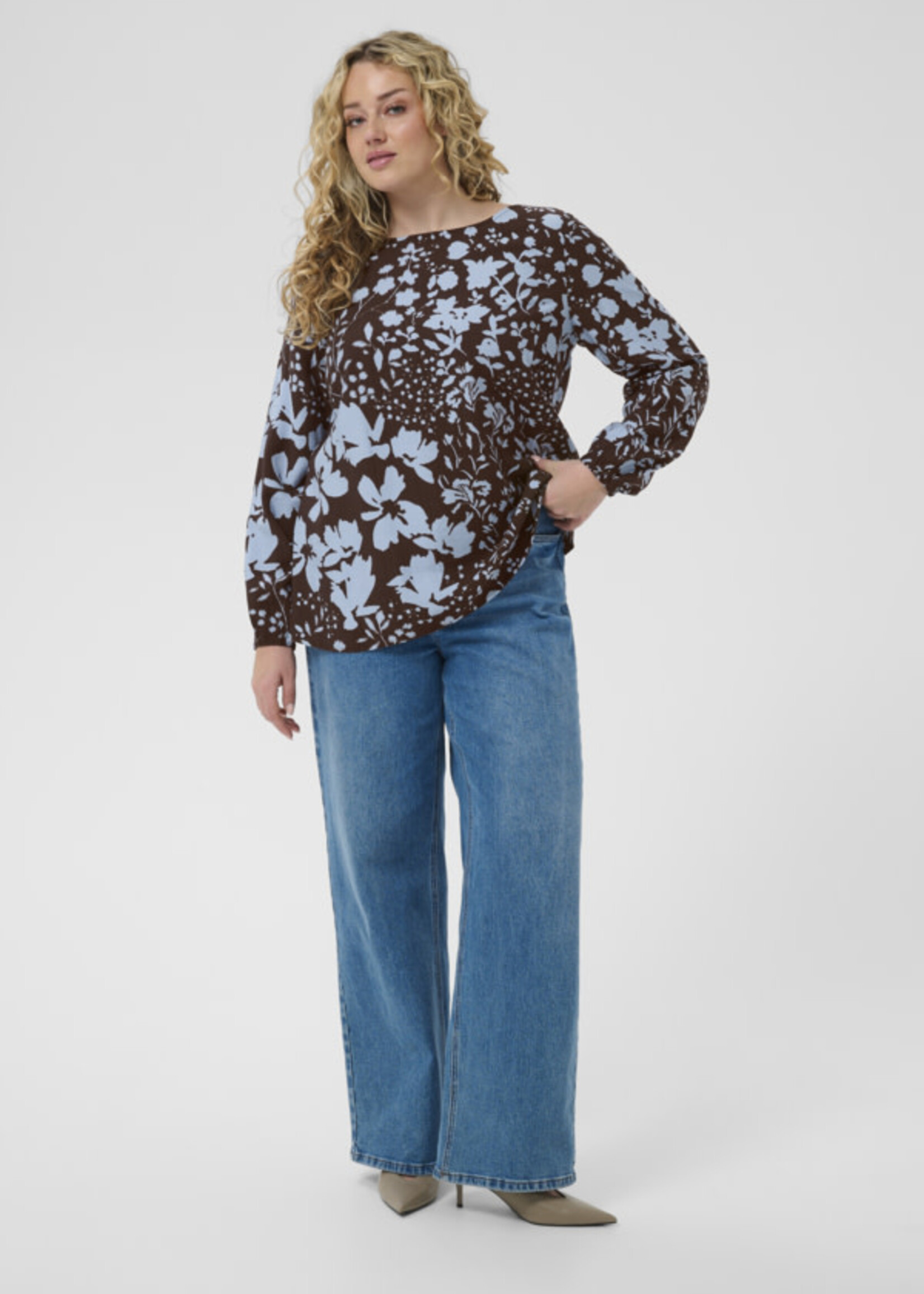KAFFE CURVE KAFFE CURVE-BLOUSE-10584287