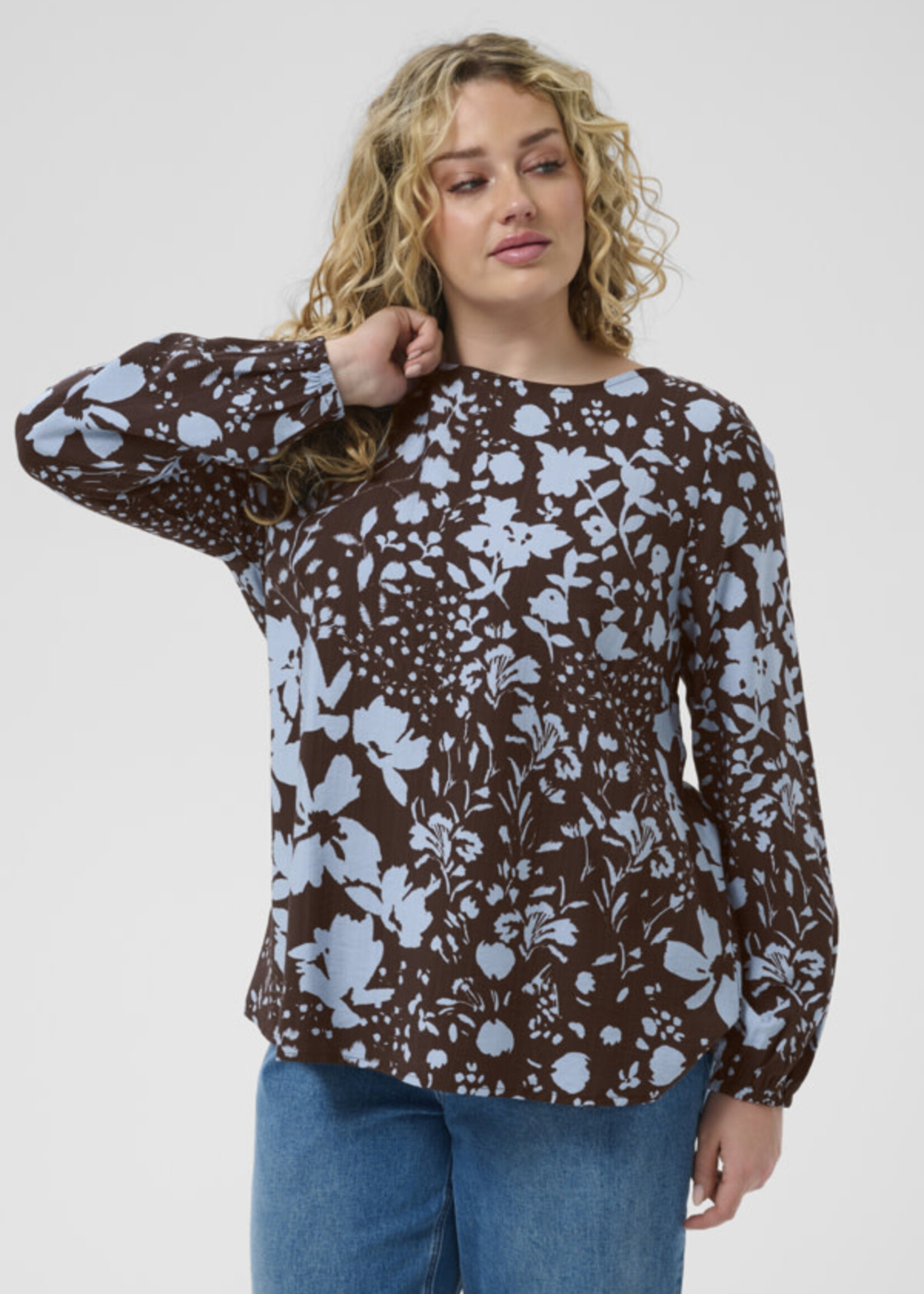 KAFFE CURVE KAFFE CURVE-BLOUSE-10584287