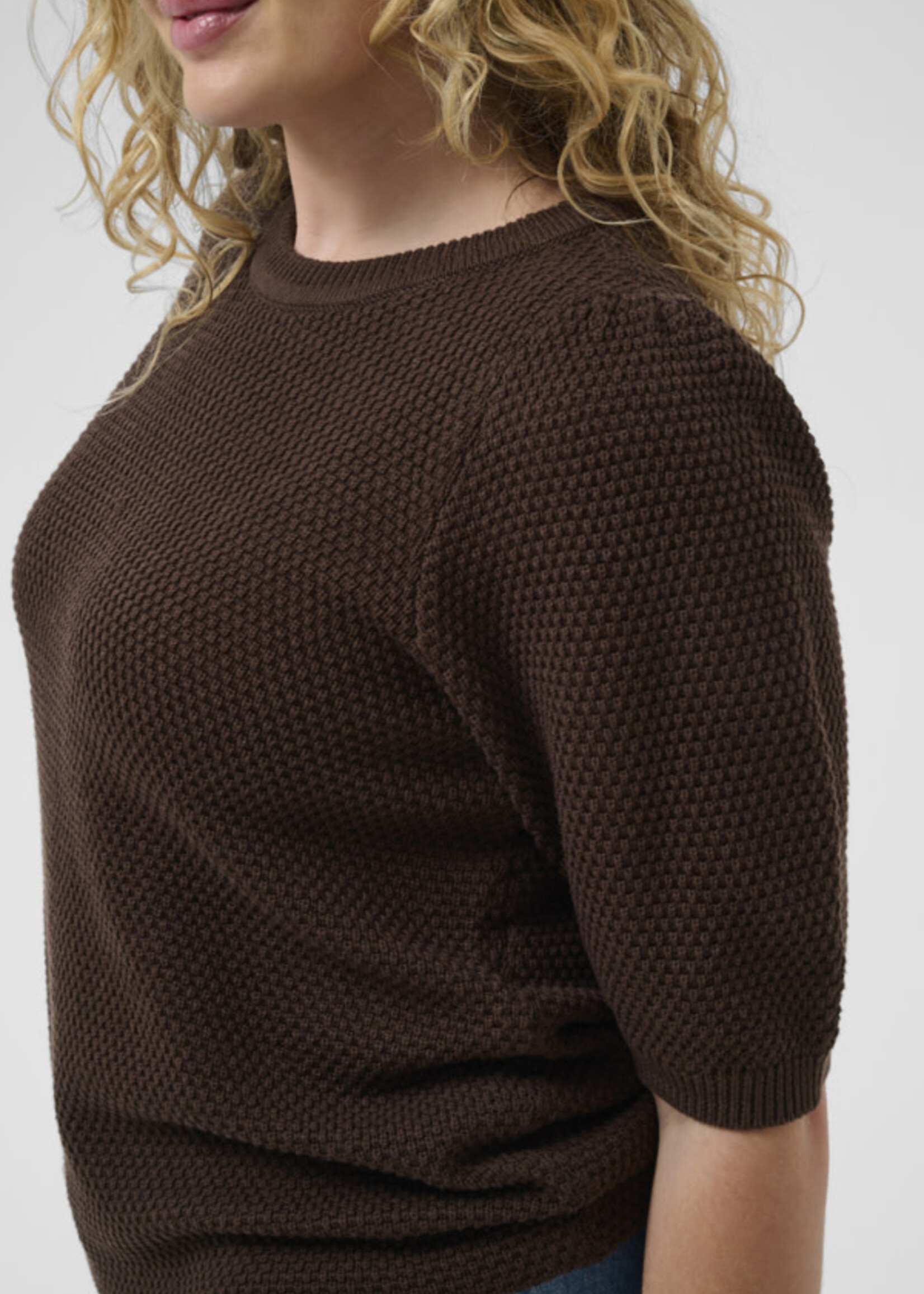 KAFFE CURVE KAFFE CURVE-PULL À MANCHES COURTES-10584295