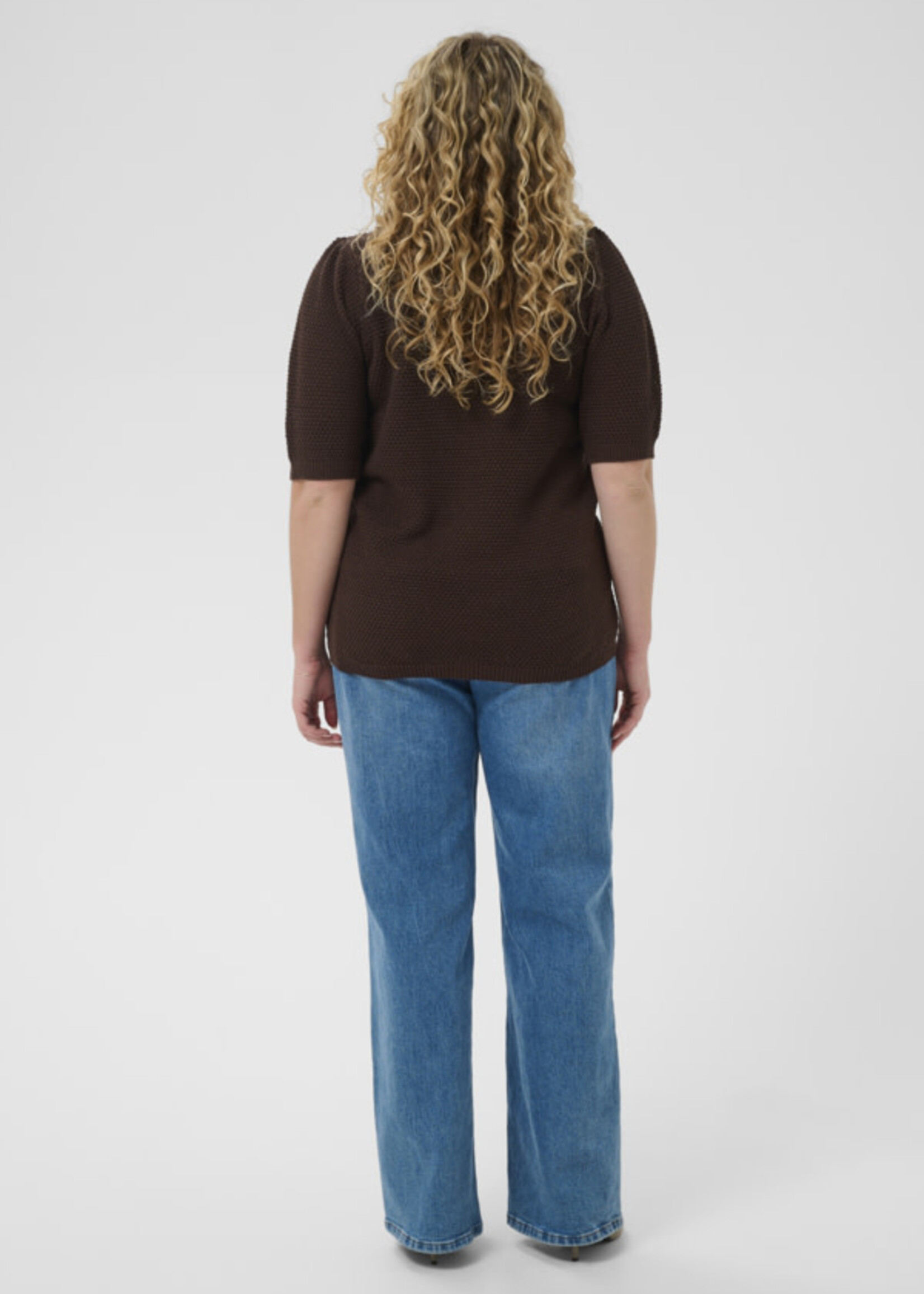 KAFFE CURVE KAFFE CURVE-PULL À MANCHES COURTES-10584295