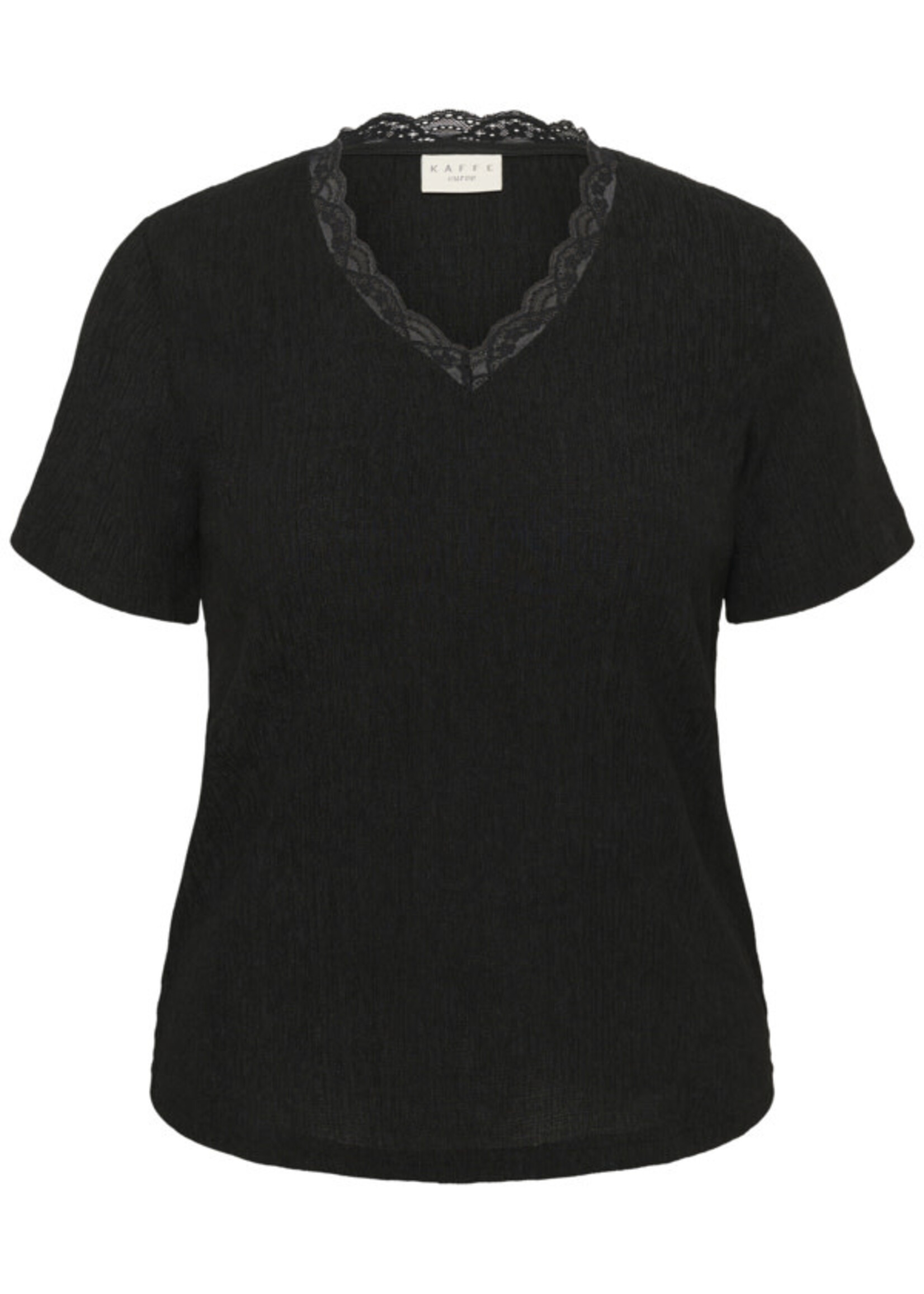 KAFFE CURVE KAFFE CURVE-T-SHIRT COL EN V-10584299