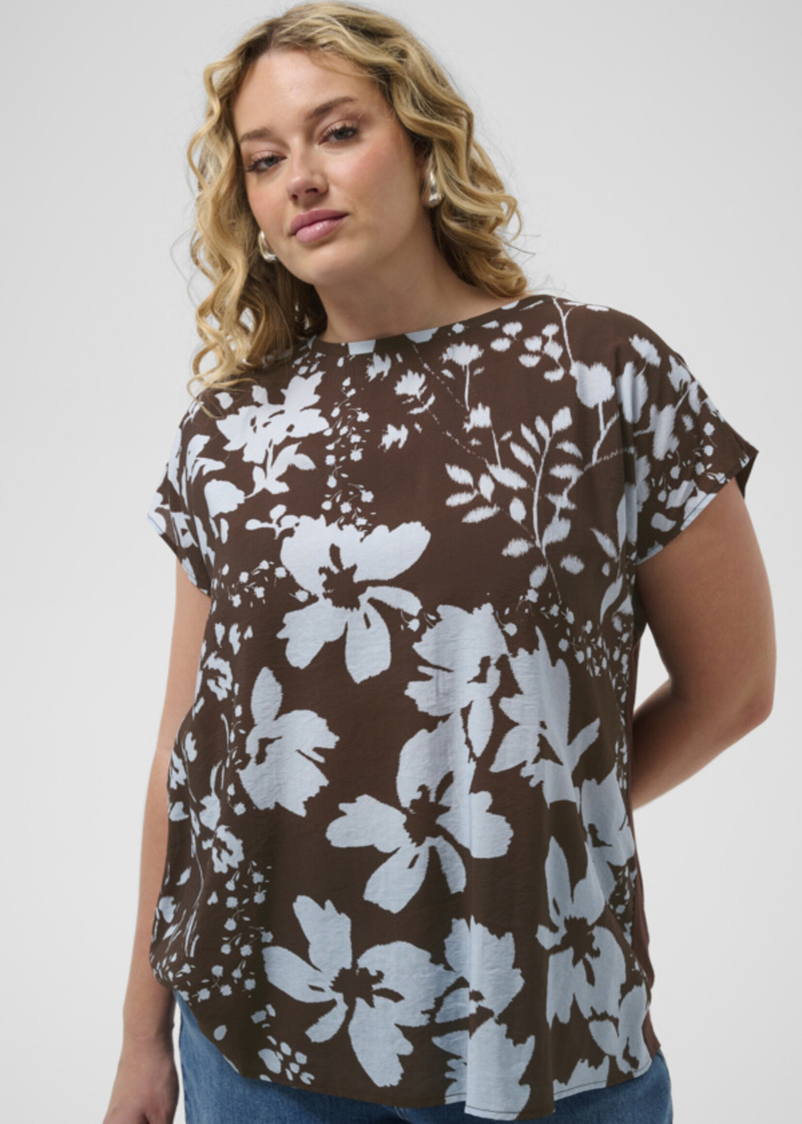 KAFFE CURVE KAFFE CURVE-BLOUSE-10584313