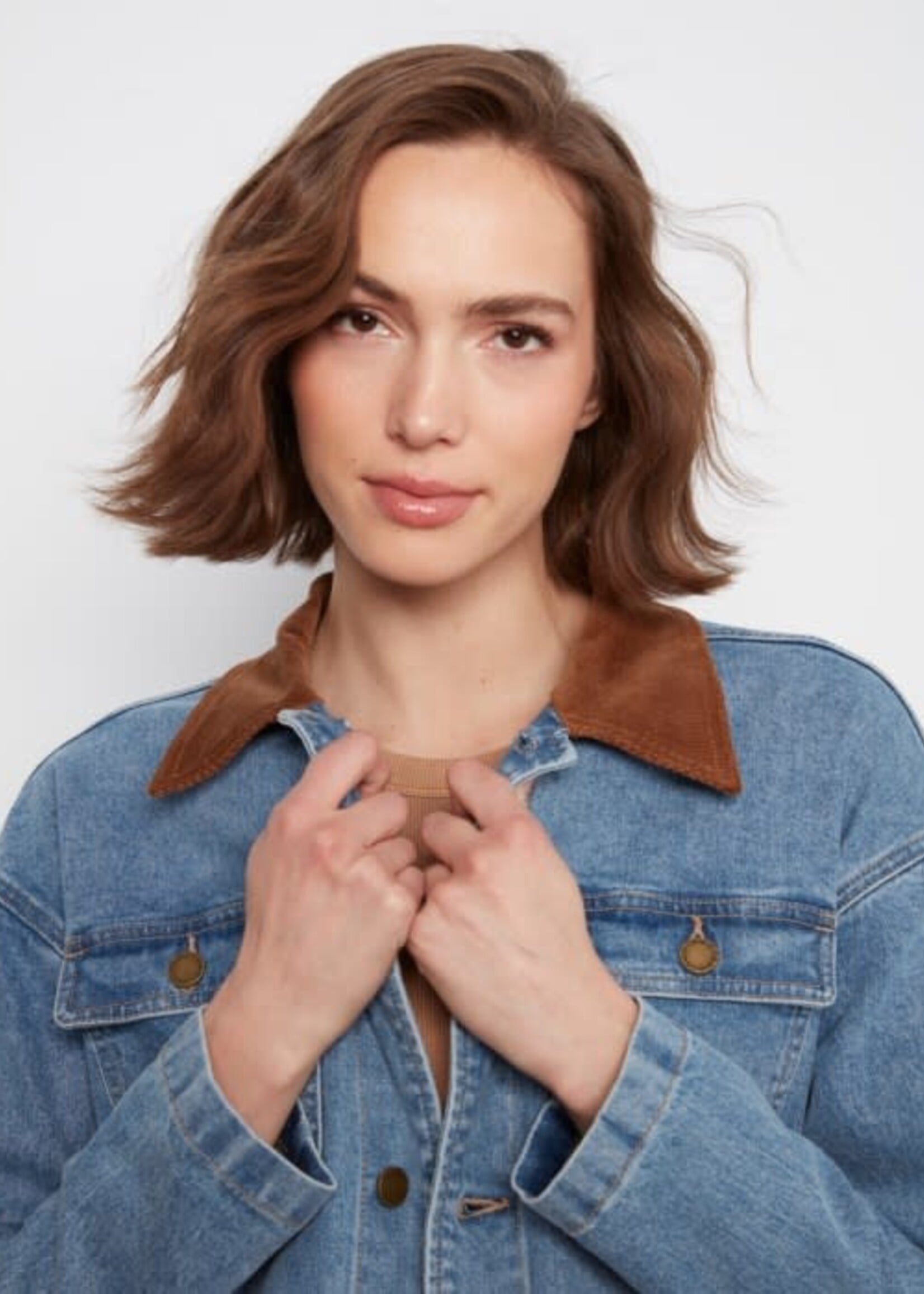 CHARLIE B CHARLIE B-VESTE EN JEANS-C6408
