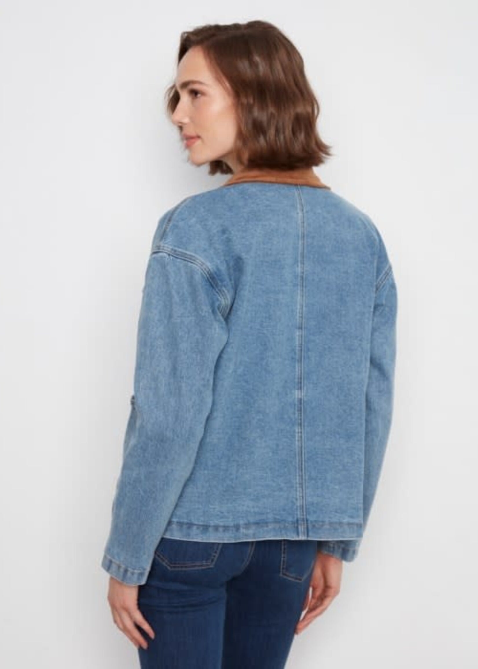CHARLIE B CHARLIE B-VESTE EN JEANS-C6408