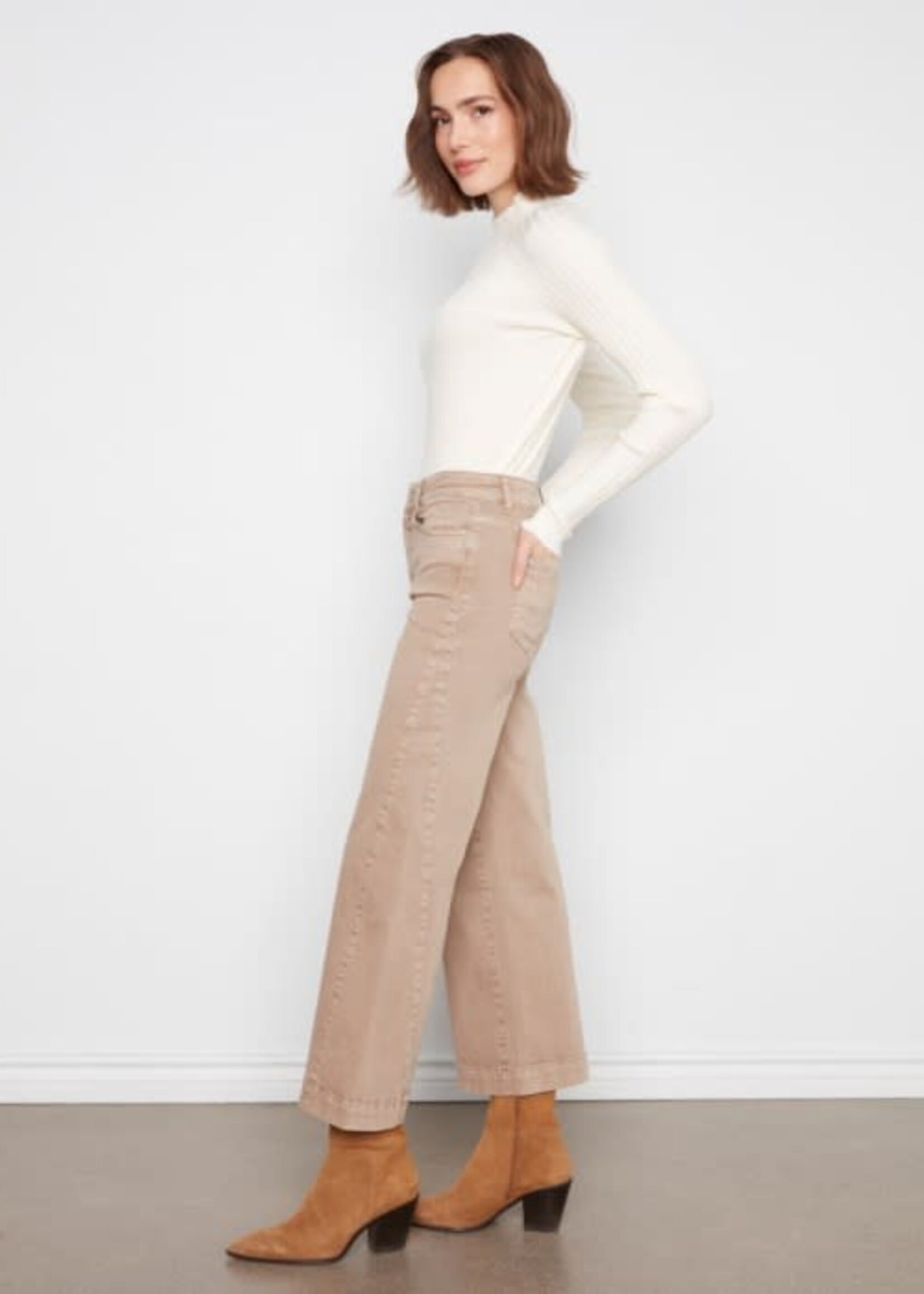 CHARLIE B CHARLIE B-PANTALON JAMBE LARGE-C5816
