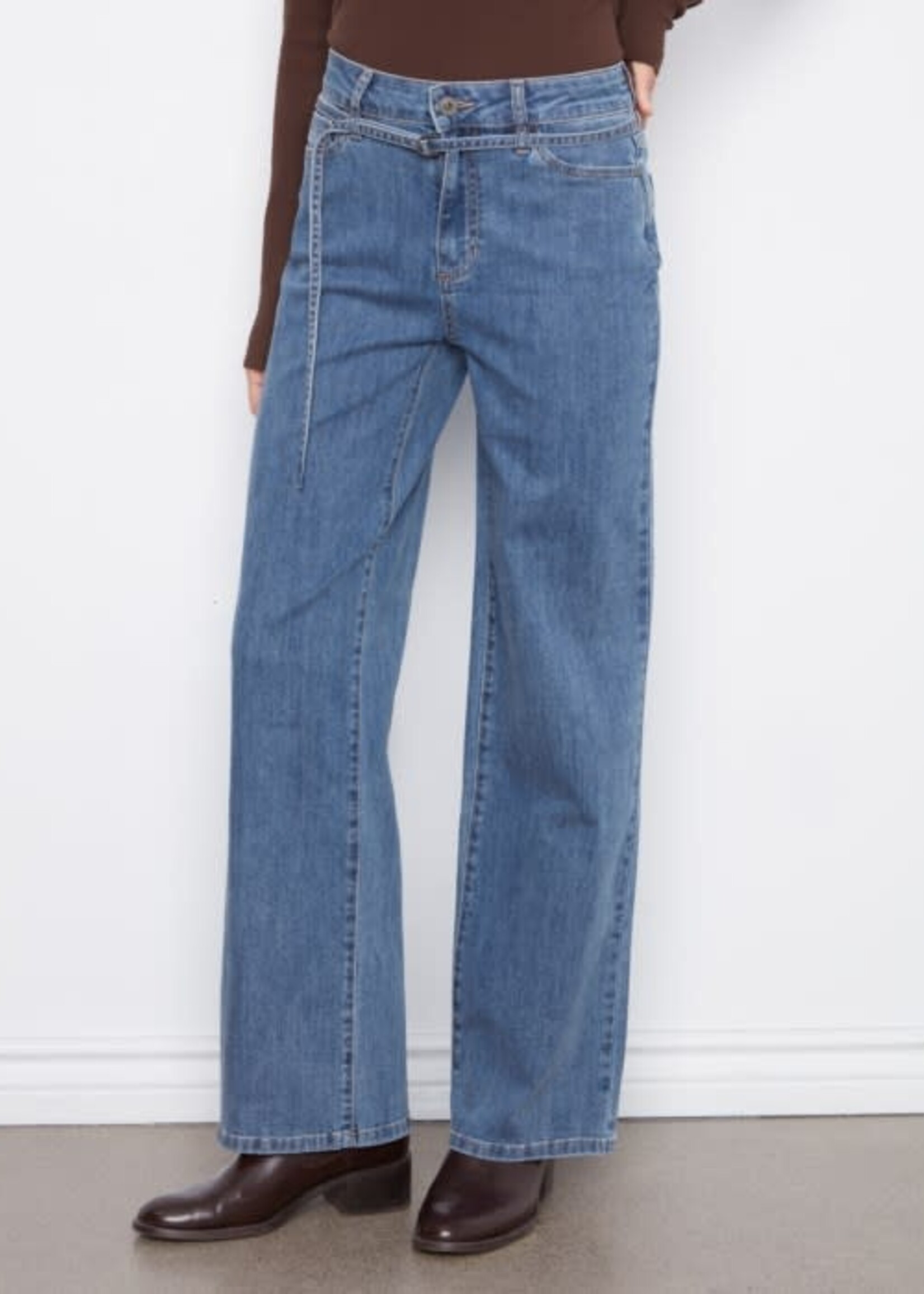 CHARLIE B CHARLIE B-JEANS JAMBE LARGE-C5815